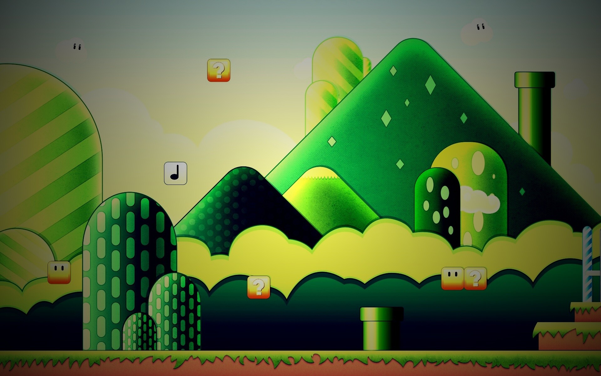 Мир Супермарио обои