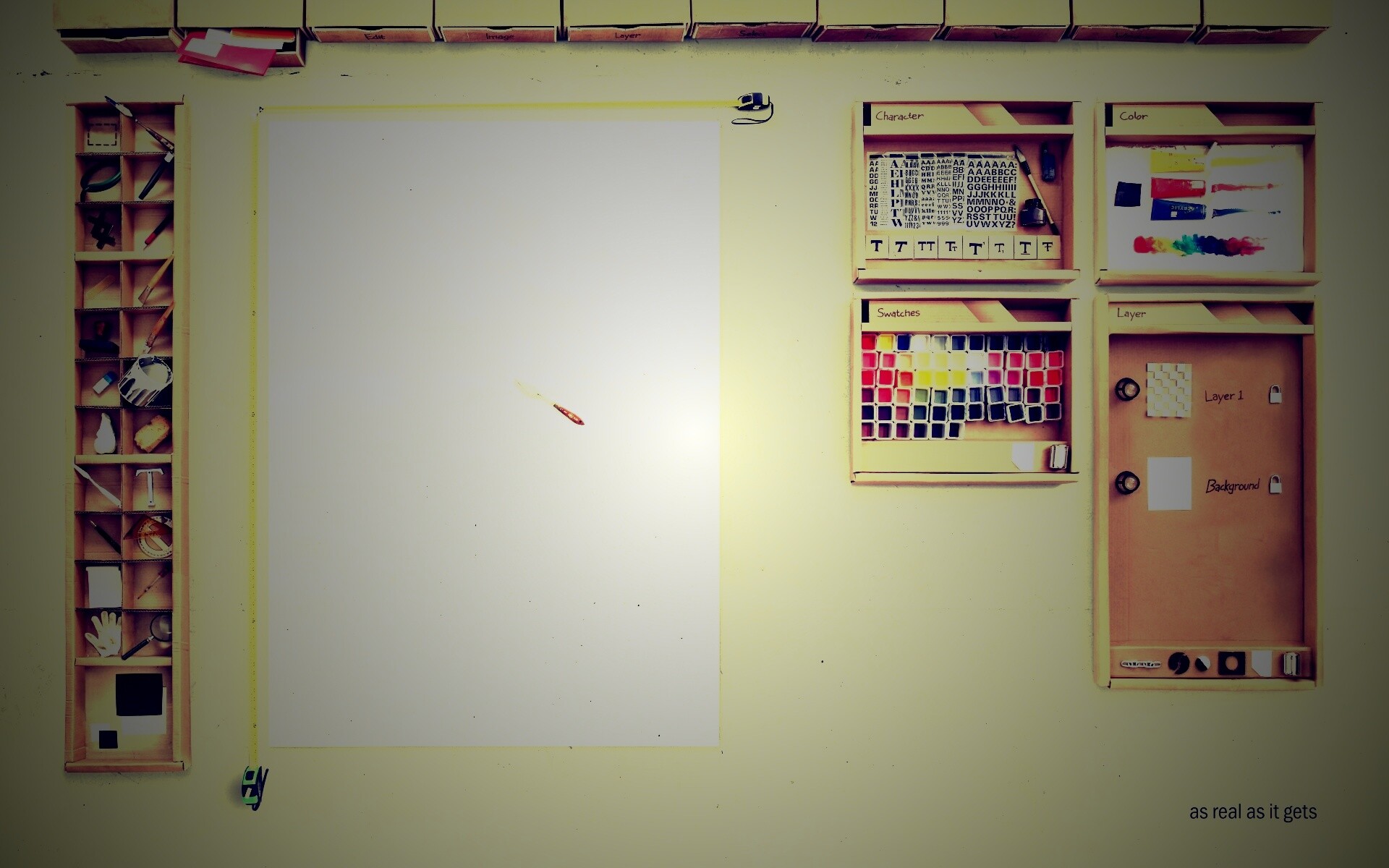 Фотошоп в реальности обои