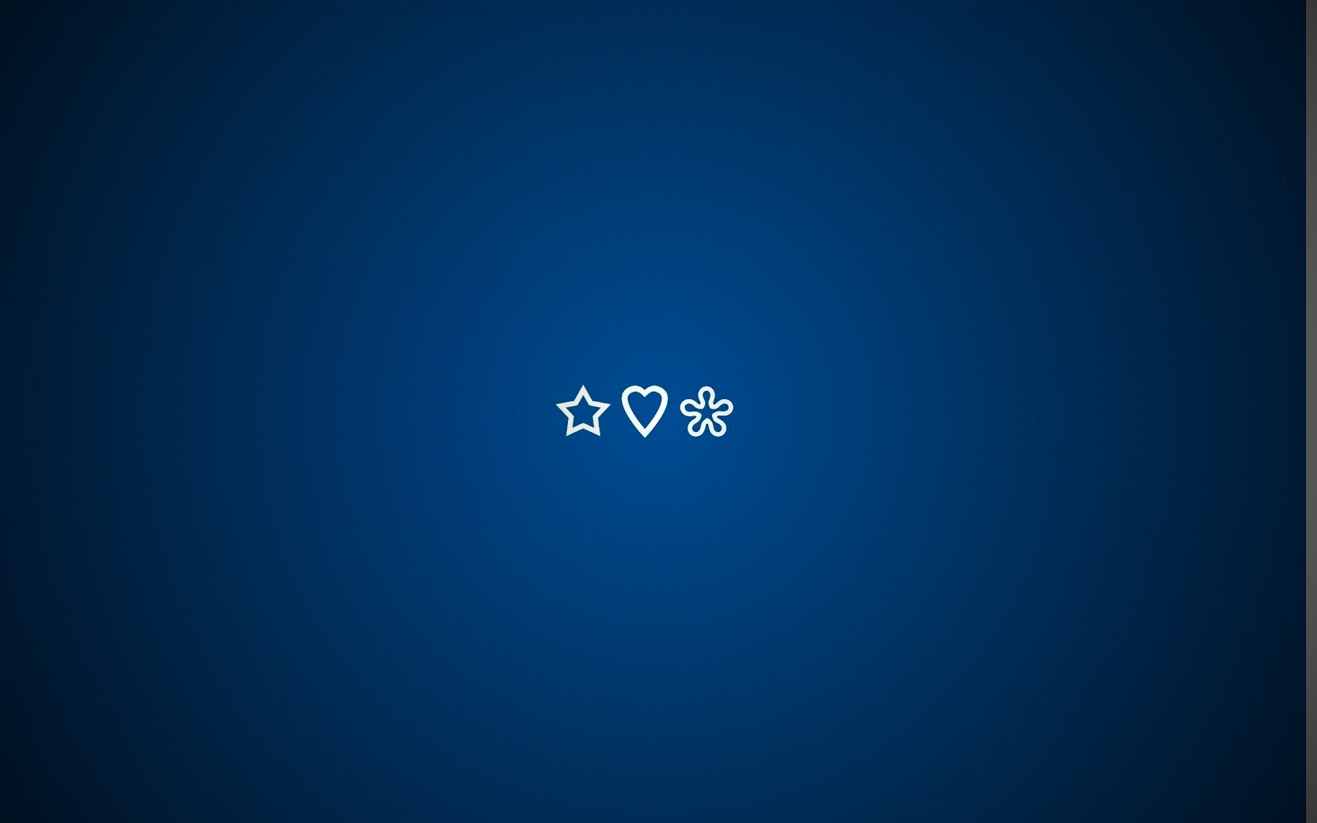 Фигуры на синем фоне обои