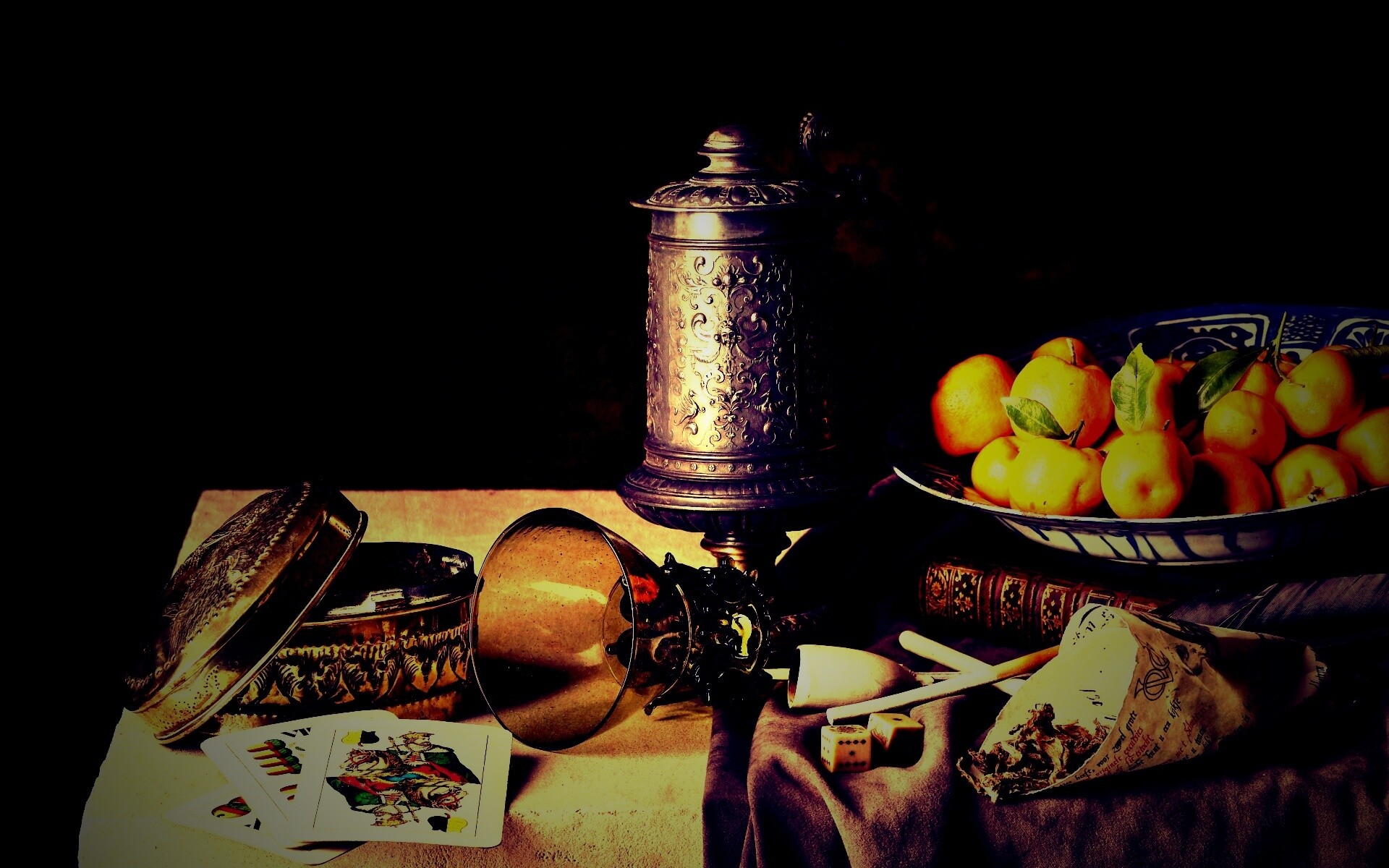 Подготовка к натюрморту обои