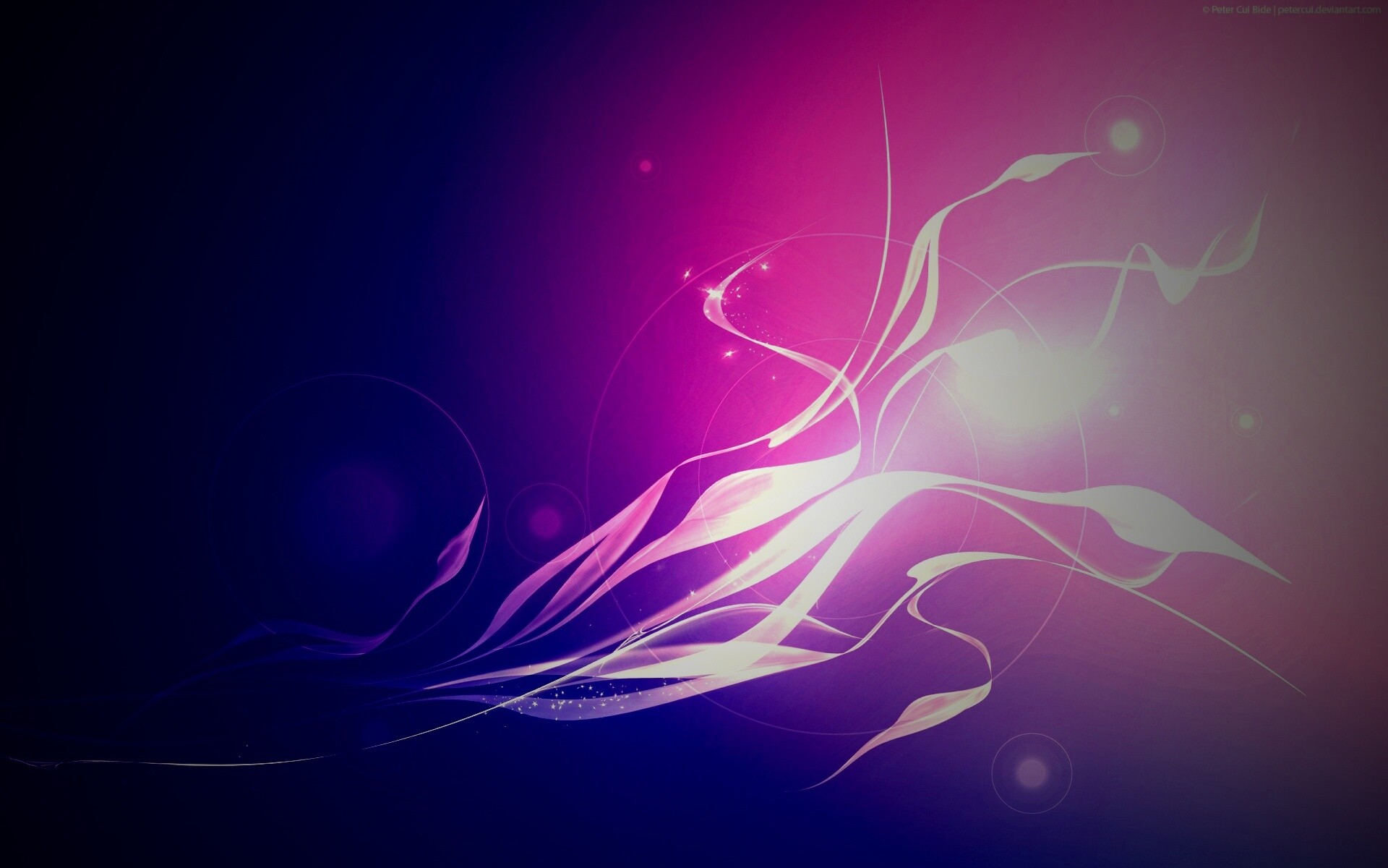 Лёгкая сиреневая абстракция обои