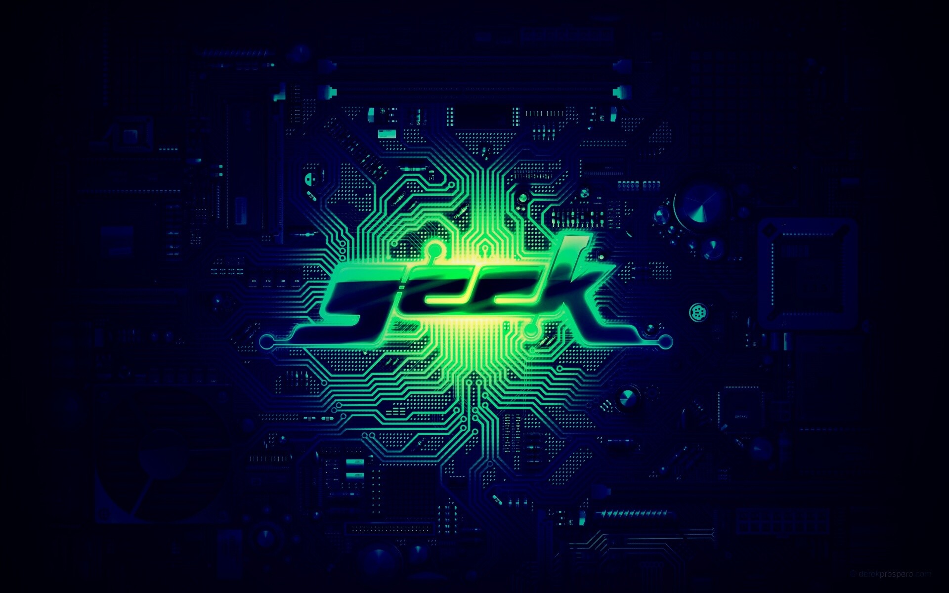 Печатная плата Geek обои