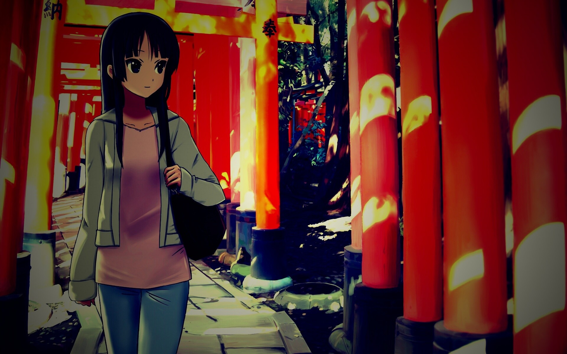 Акияма Мио обои