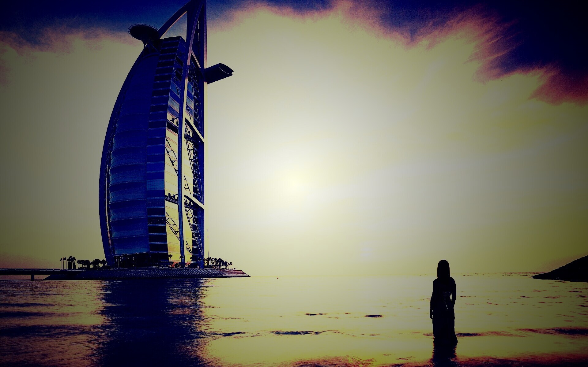 Бурдж Аль Араб в Дубае обои