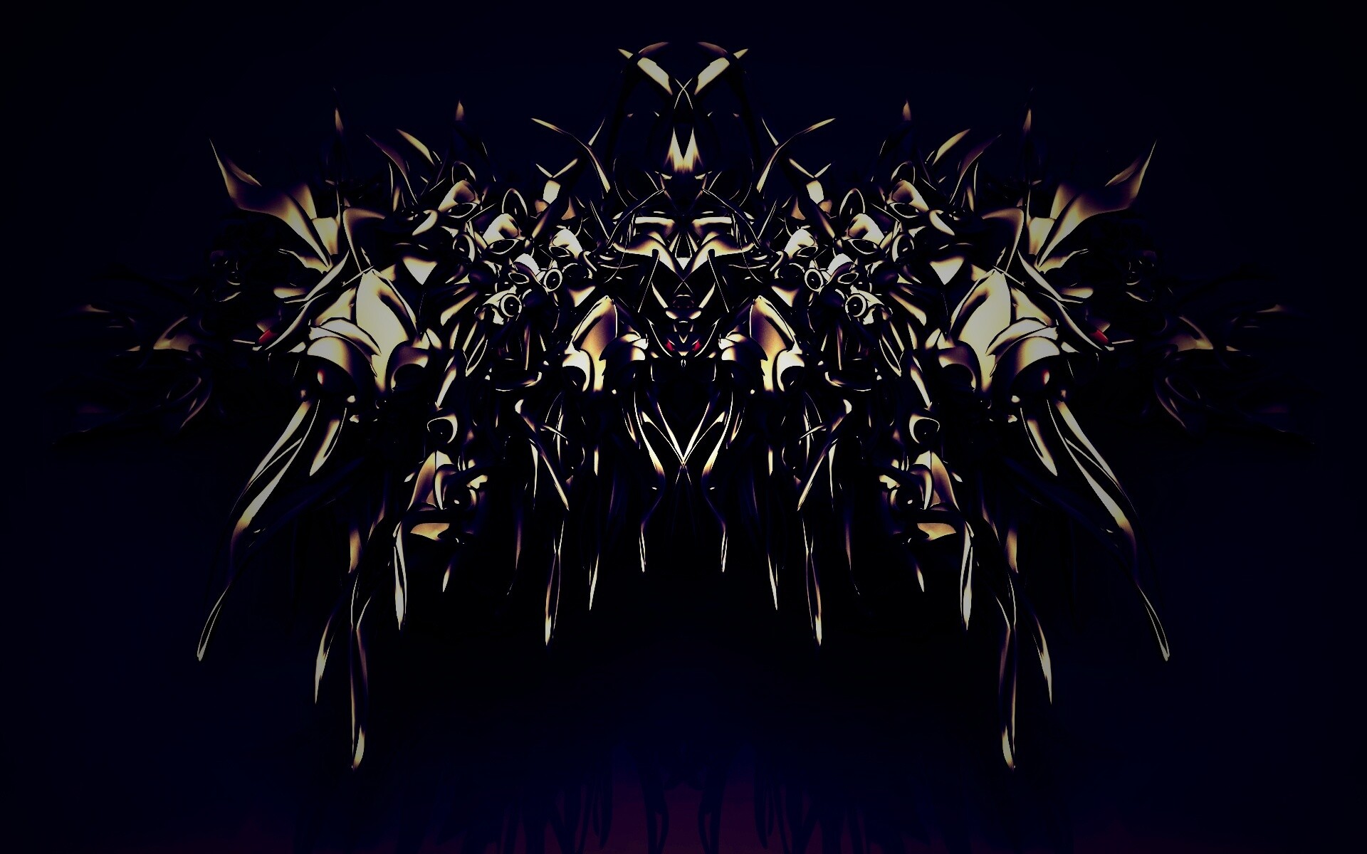 Страшная трехмерная абстракция обои