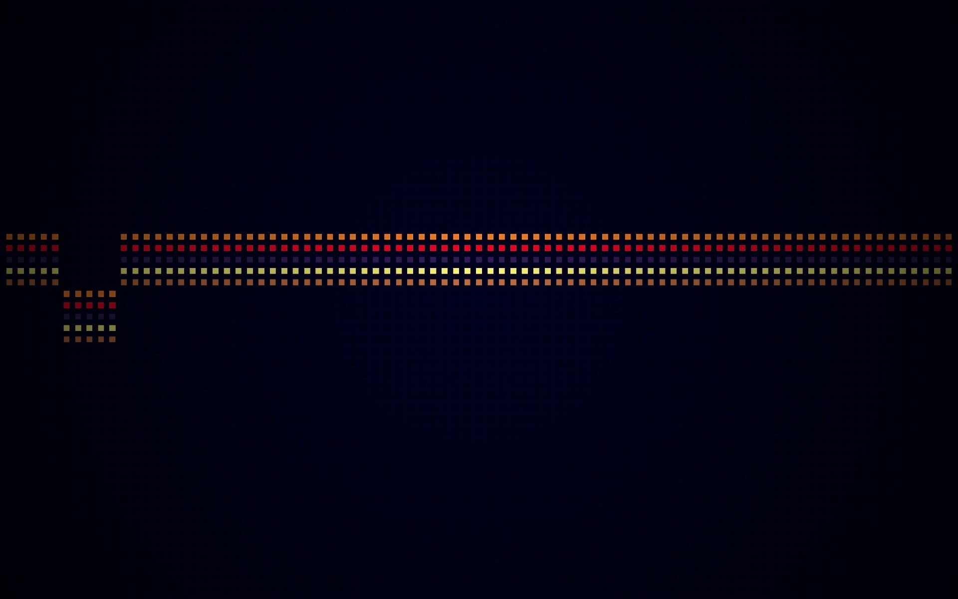 Пиксельная радуга обои