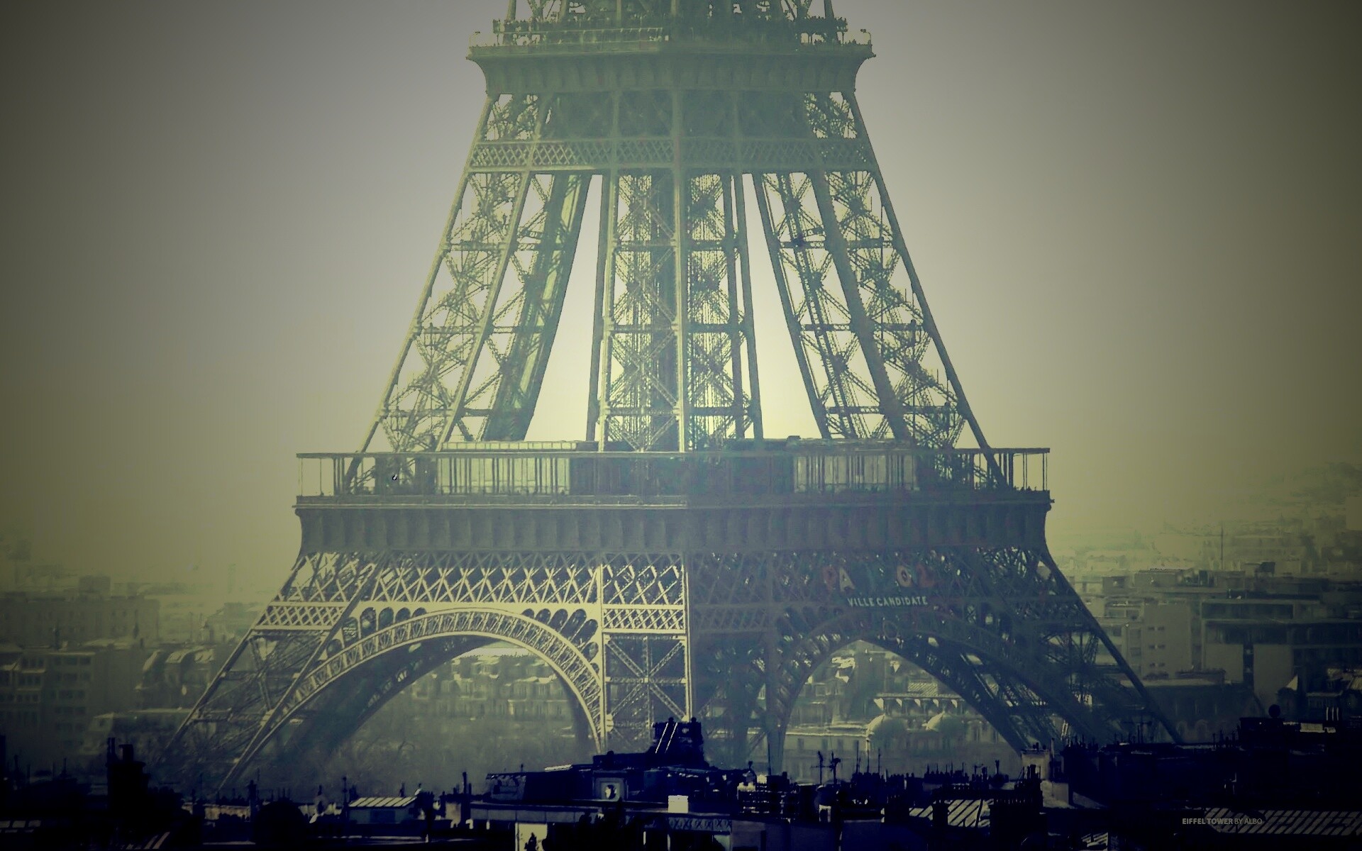 Эйфелева башня в Париже обои