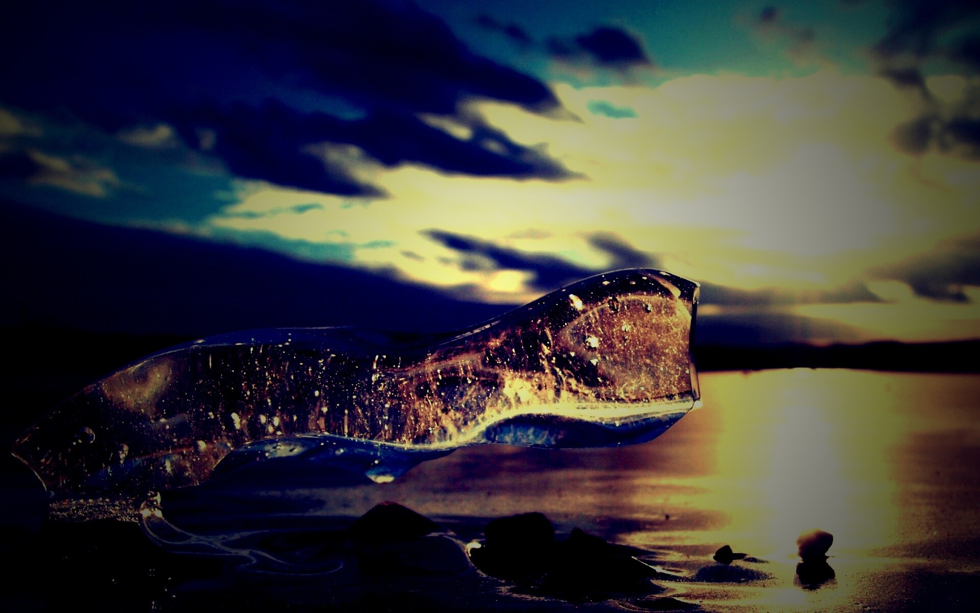 Водяная абстракция обои