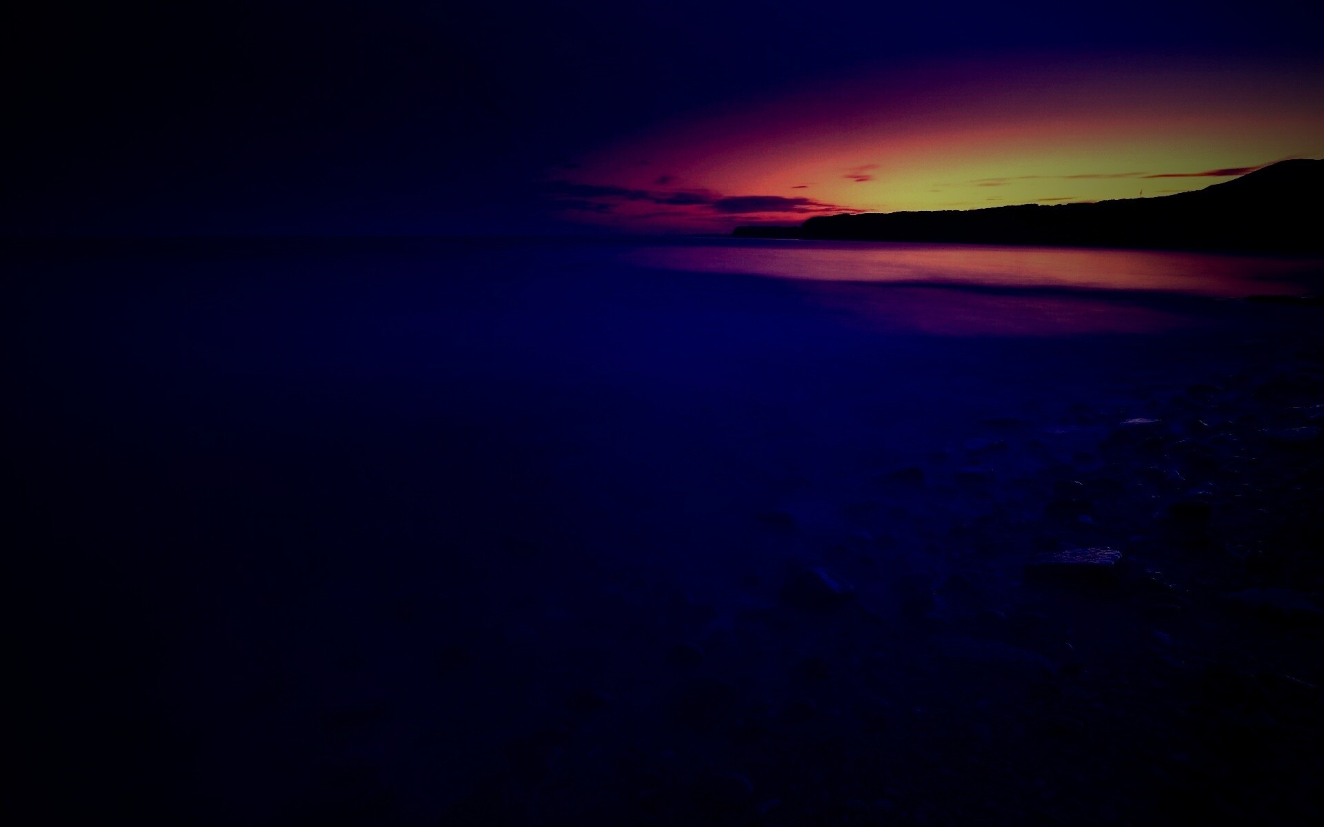 Последние лучи солнца обои