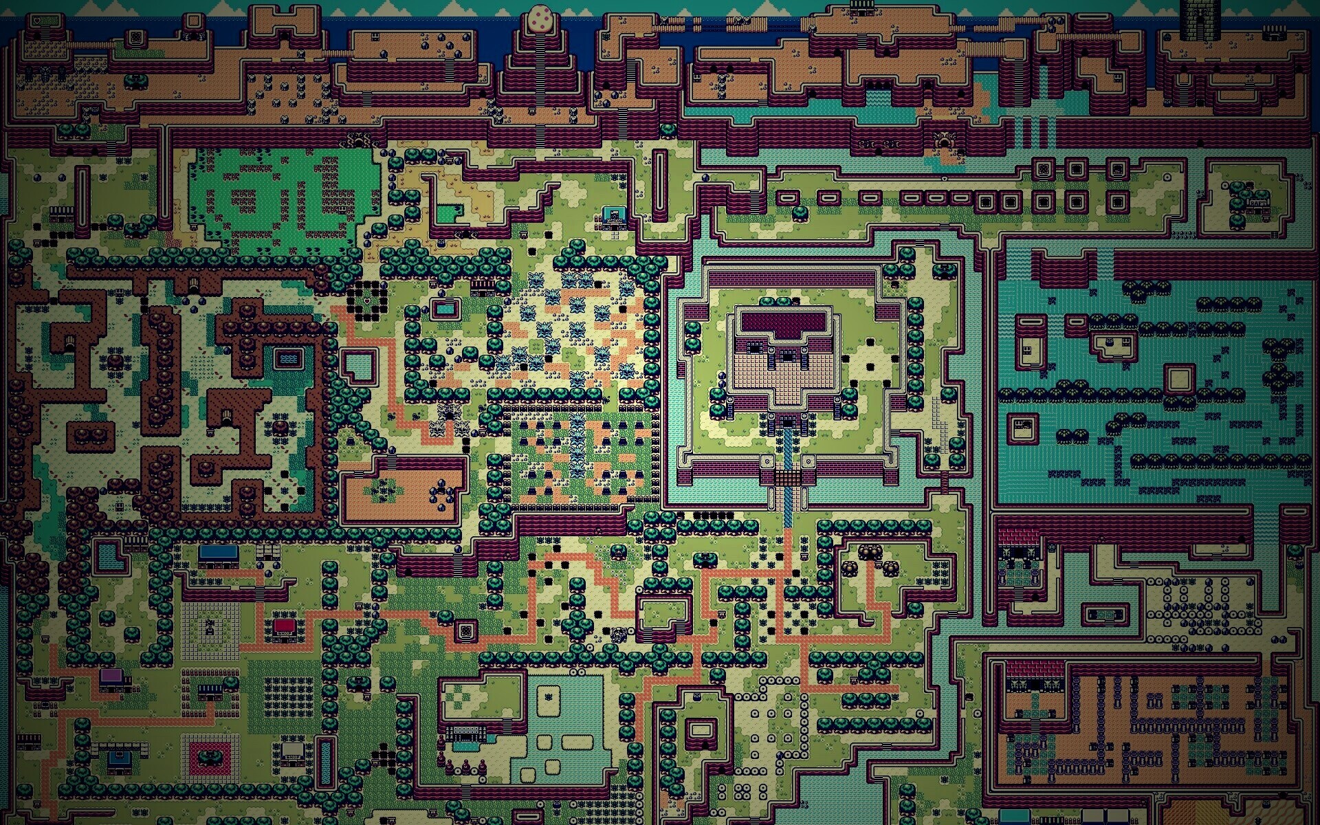 Пиксельный мир обои