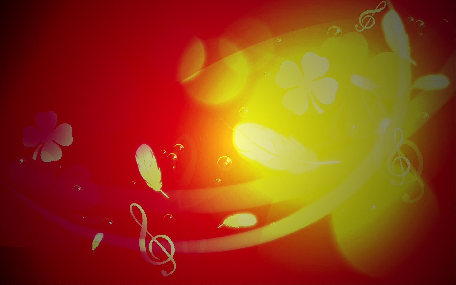 Тёплая энергия света обои