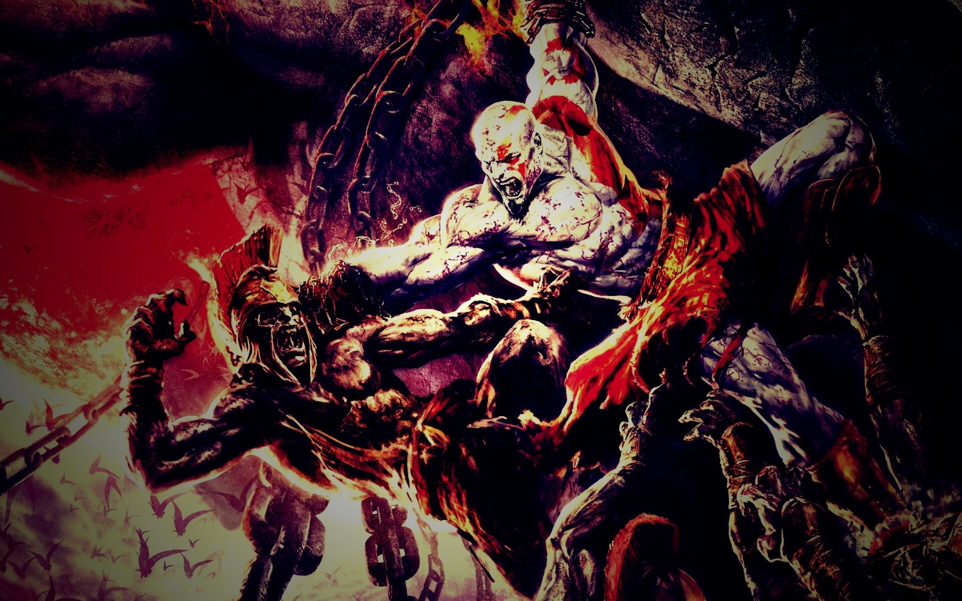 Бог войны обои