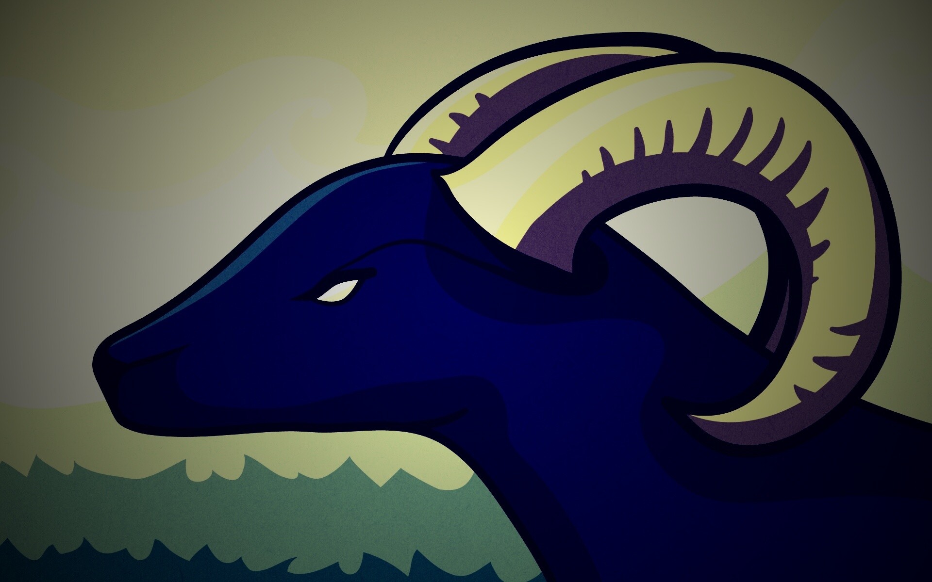 Векторный баран обои