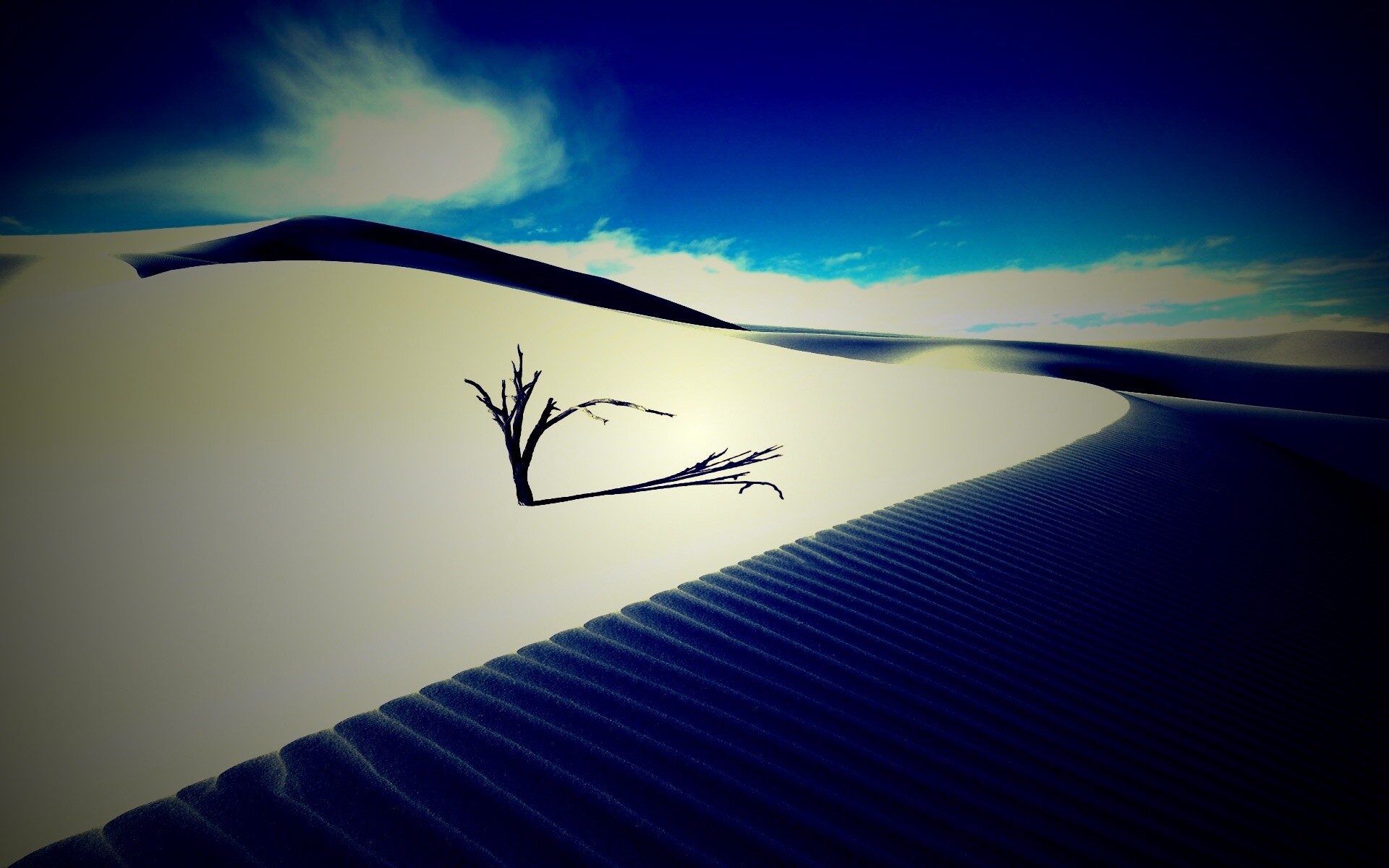 Дюны белого песка обои