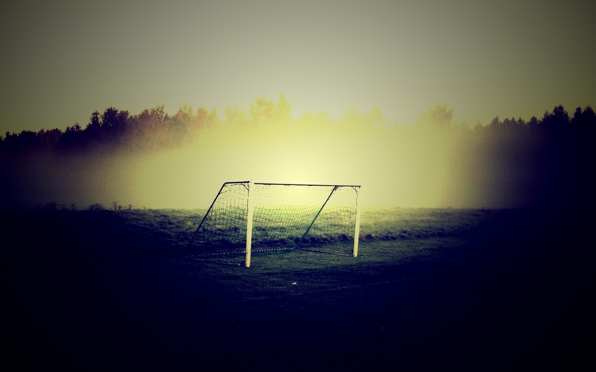 Футбольные ворота обои