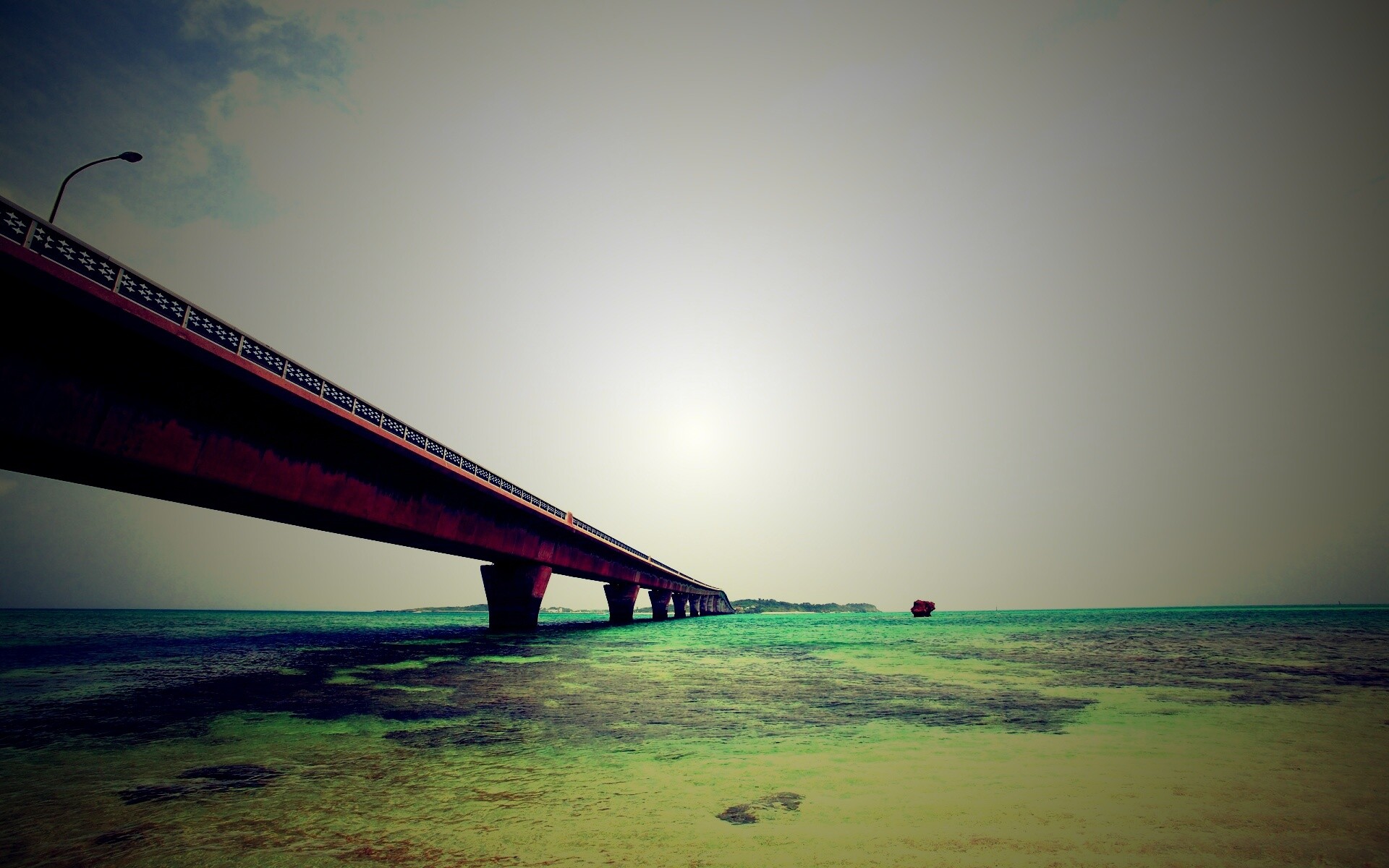 Мост до острова обои