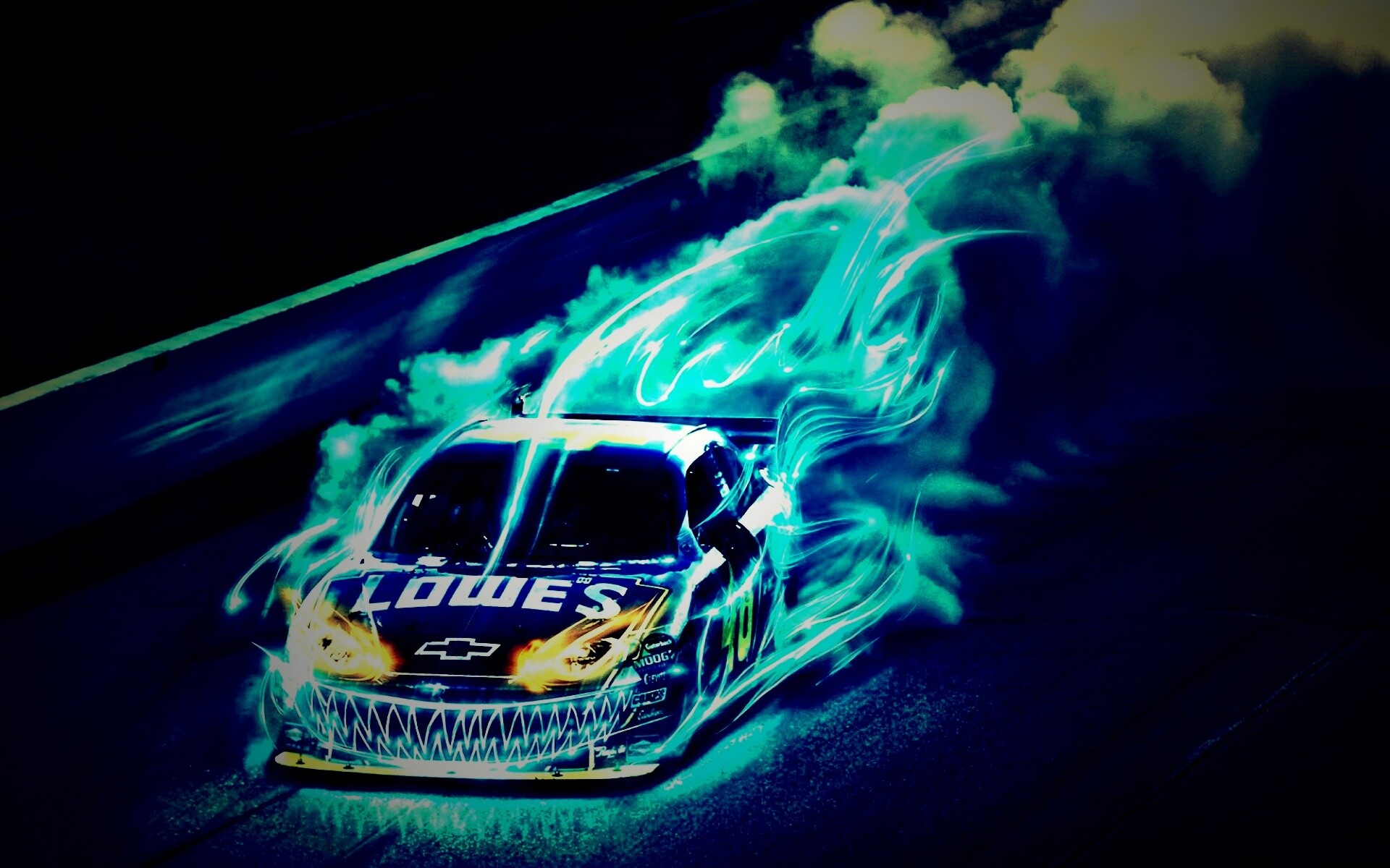 Дорожный монстр обои