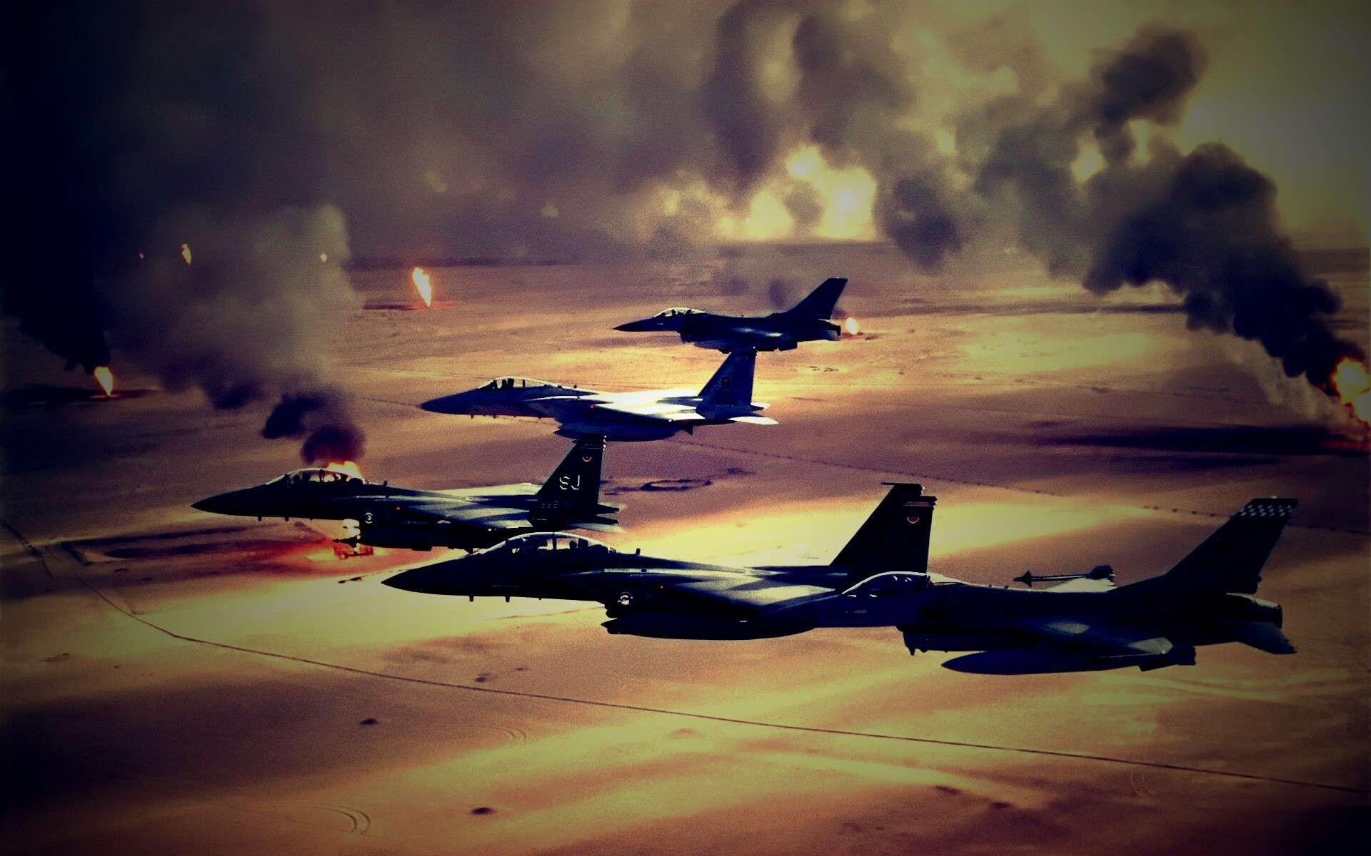 Пустынный шторм обои