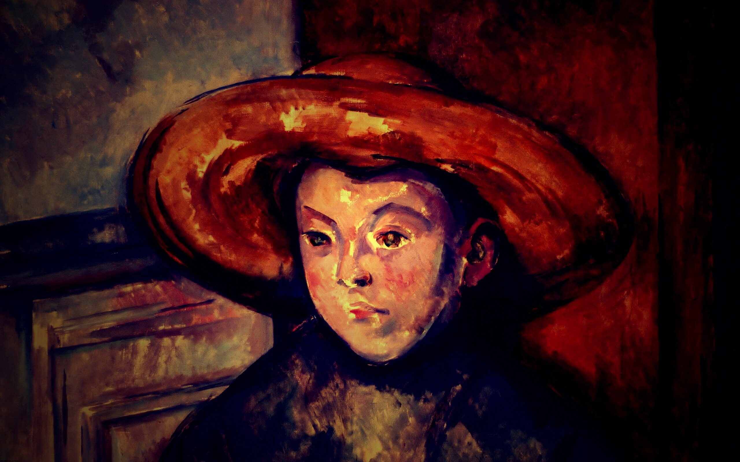 Мальчик в шляпе обои