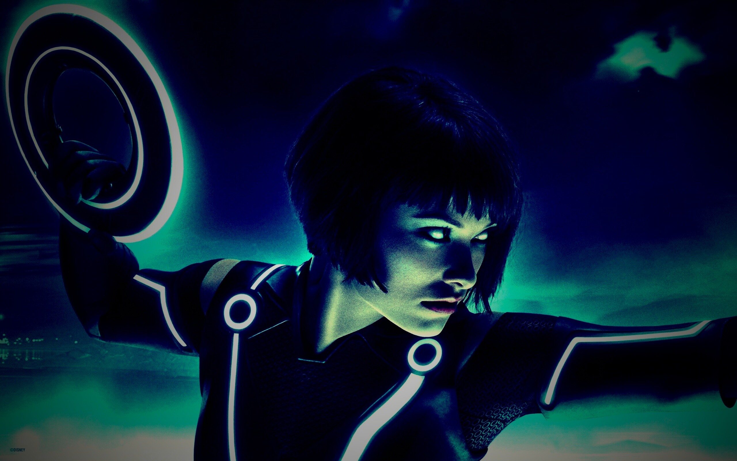 Оливия Уайлд в Трон: Наследие обои