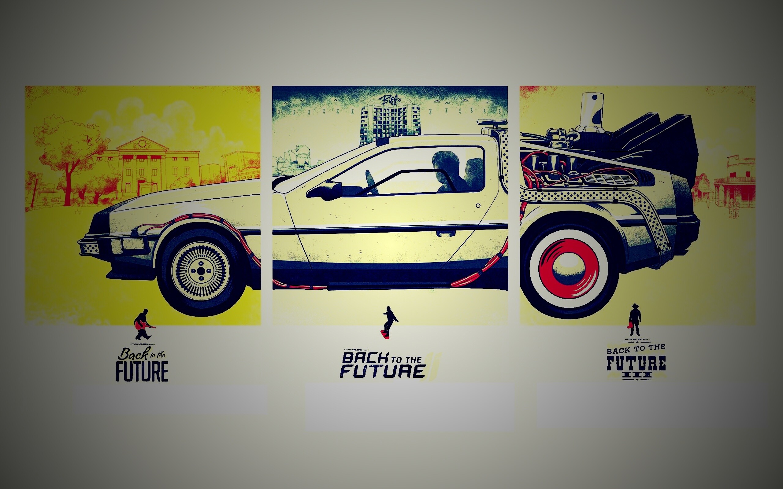 Делориан из Назад в будущее обои