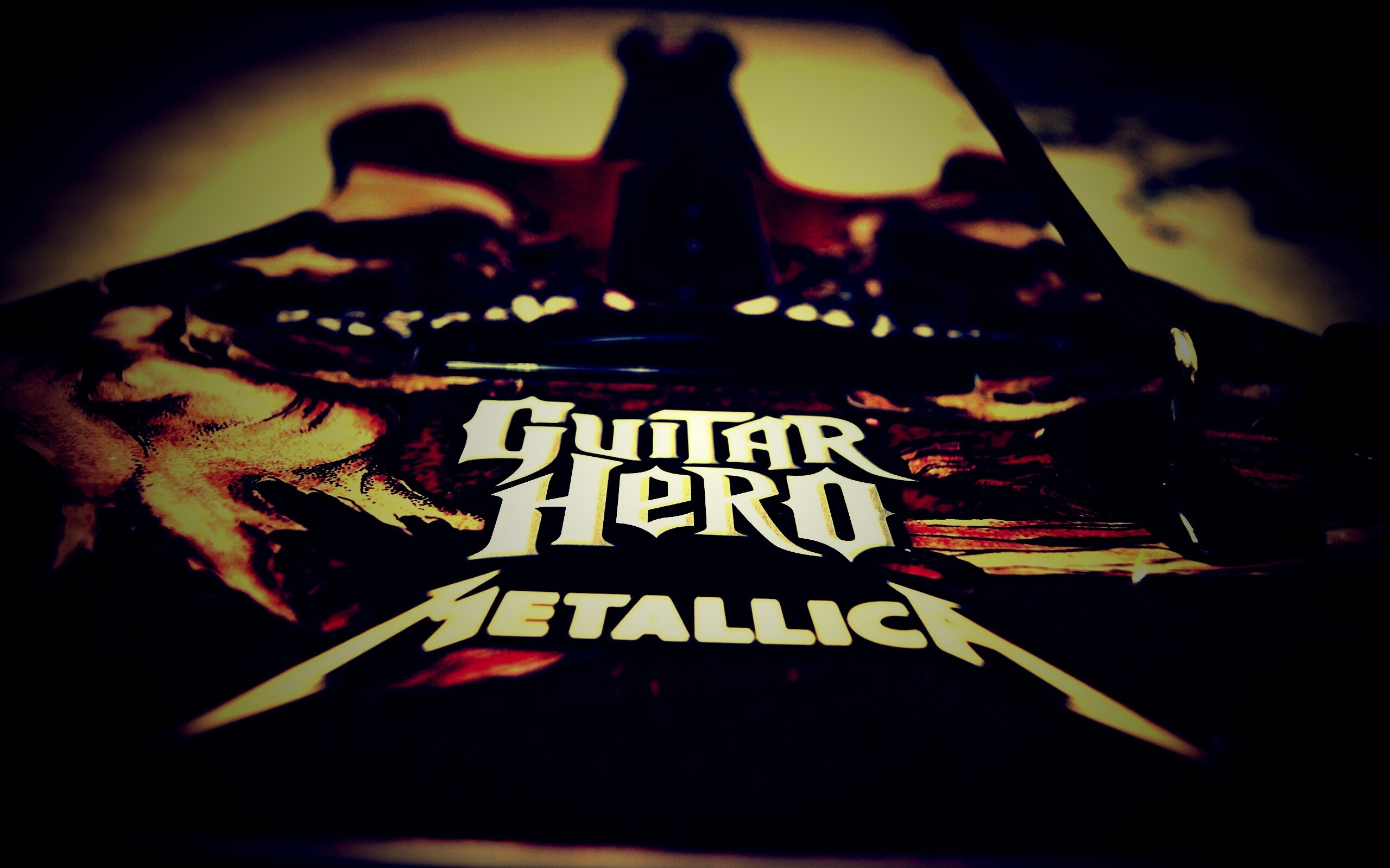 Контролер для Guitar Hero с Металликой обои