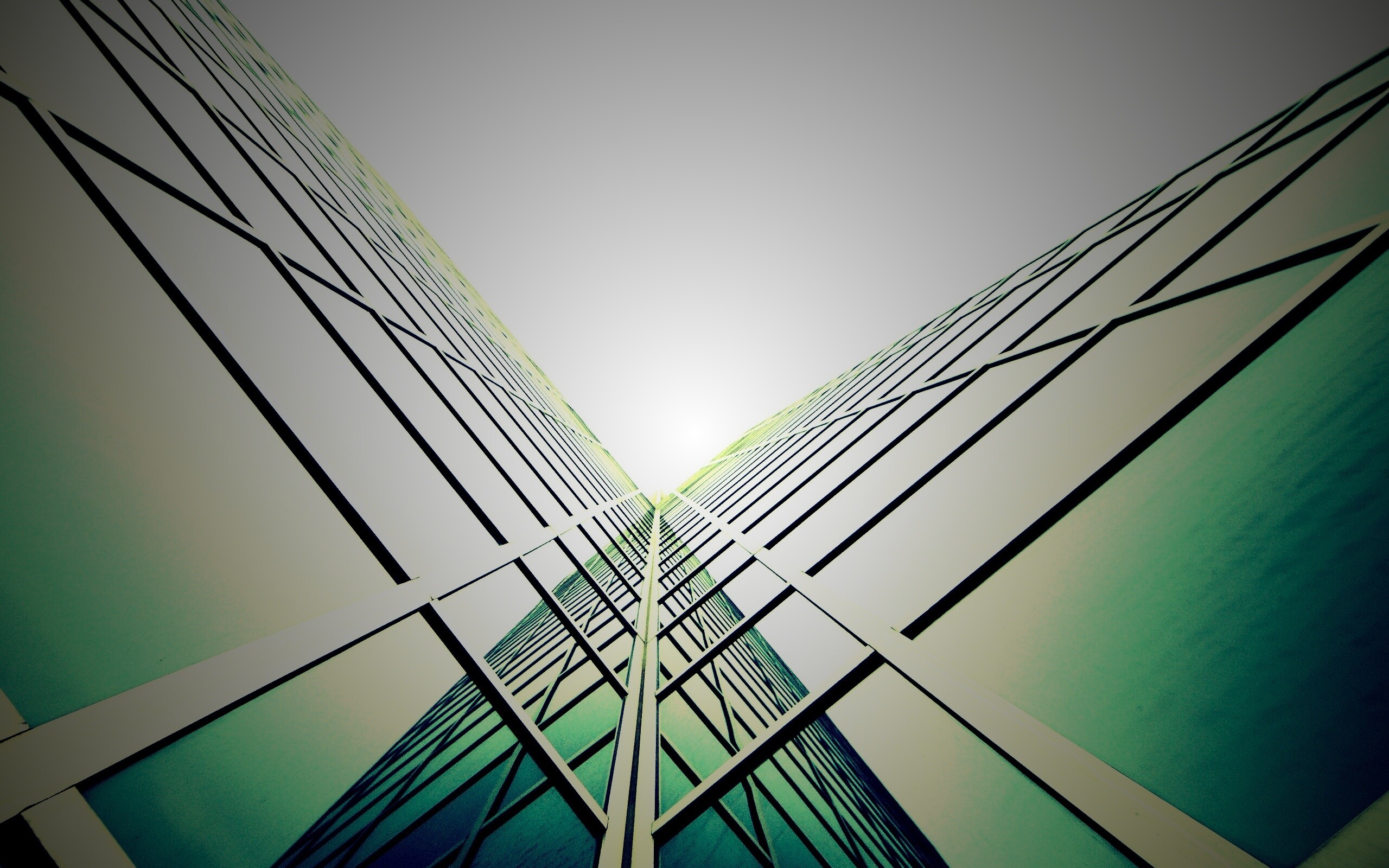 Стекло и сталь обои