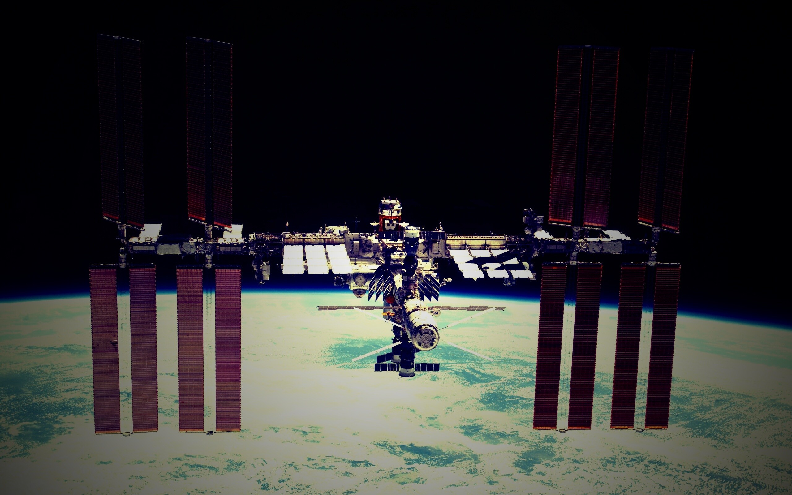 Международная космическая станция обои