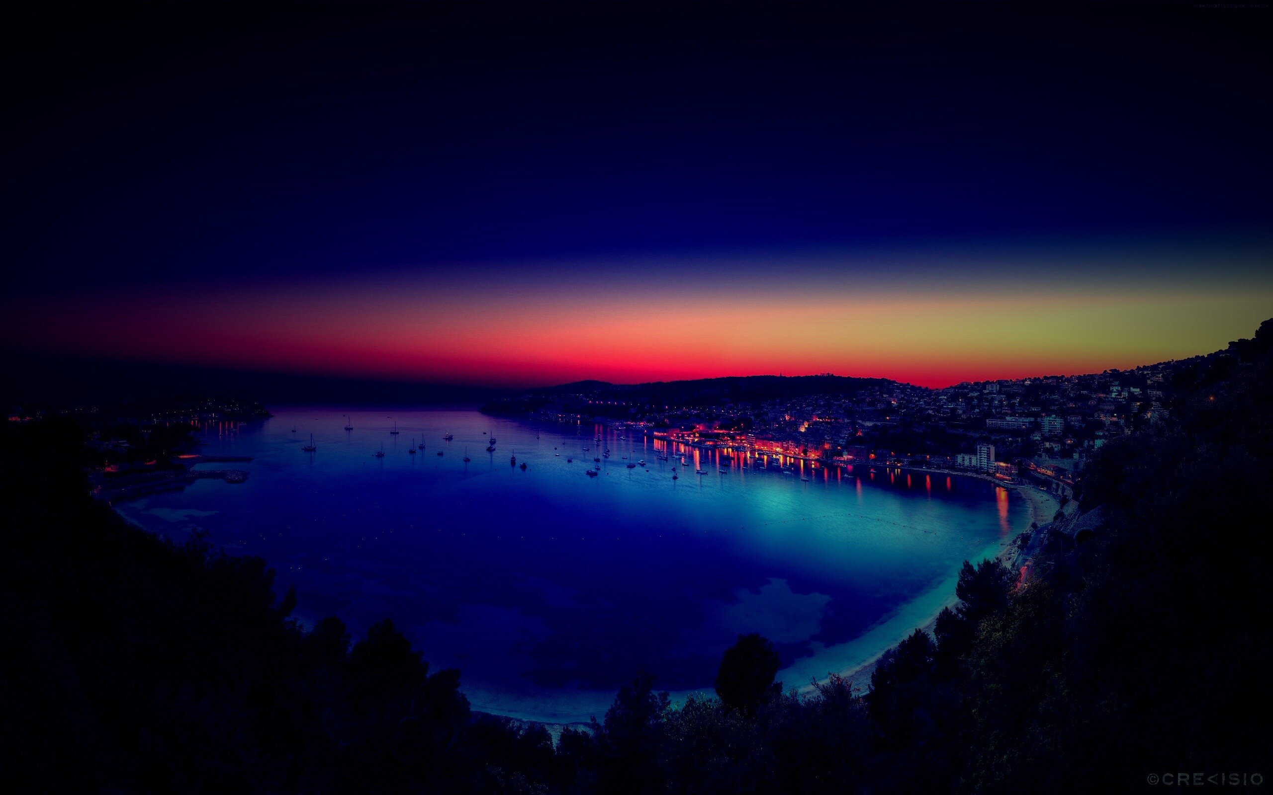 Ночь в Монако обои