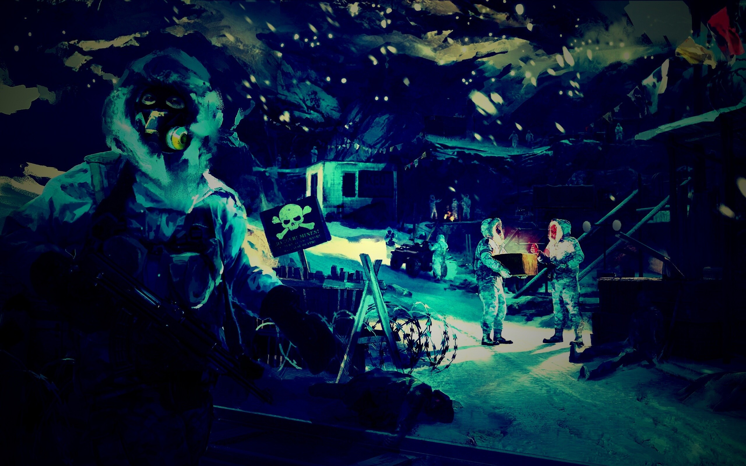 Снежно и опасно обои