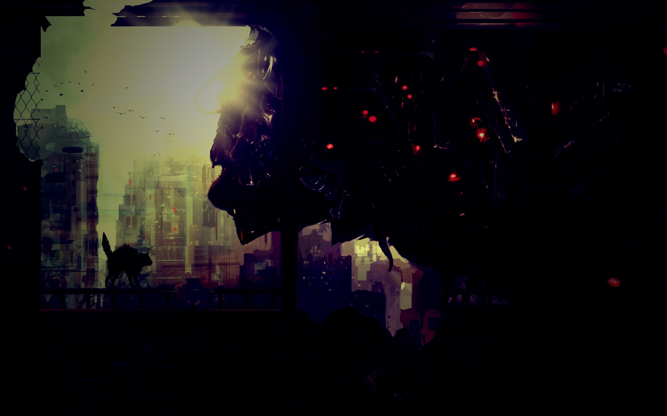 Кошкино удивление обои