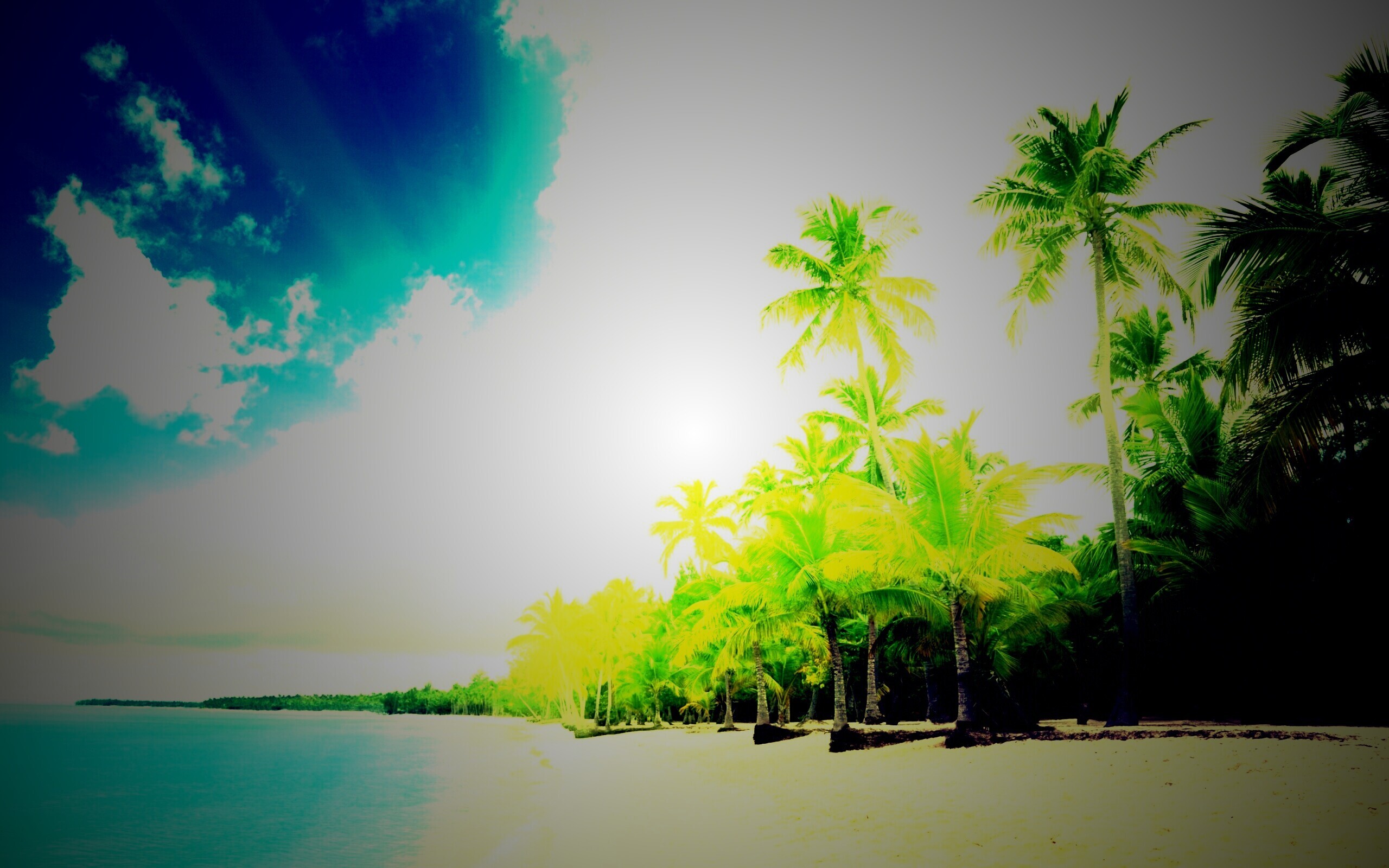 Тропическое побережье обои