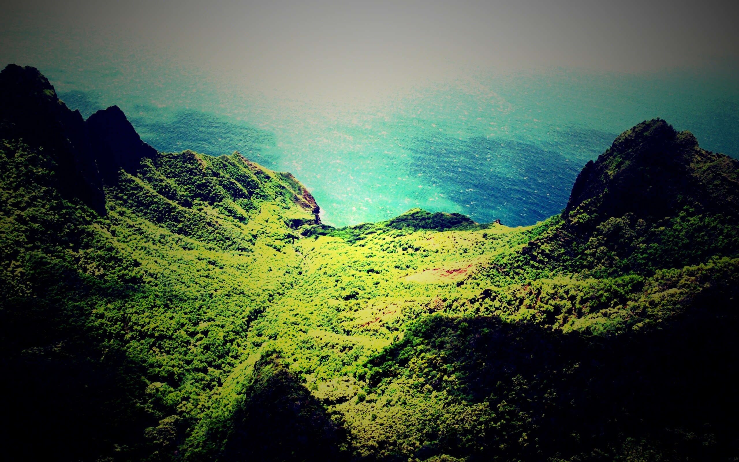 Горный пейзаж обои