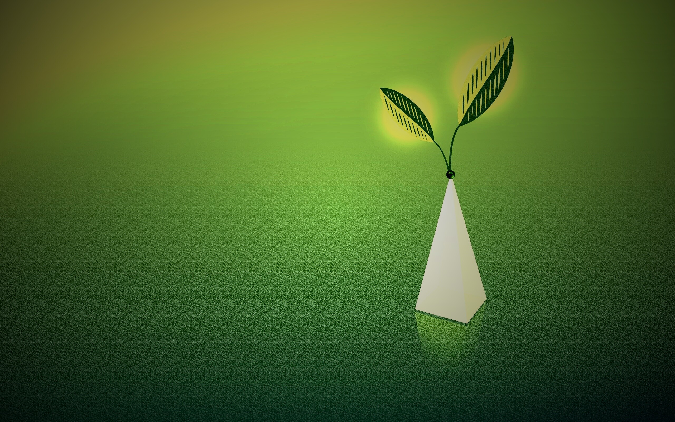 Пирамида и листик обои