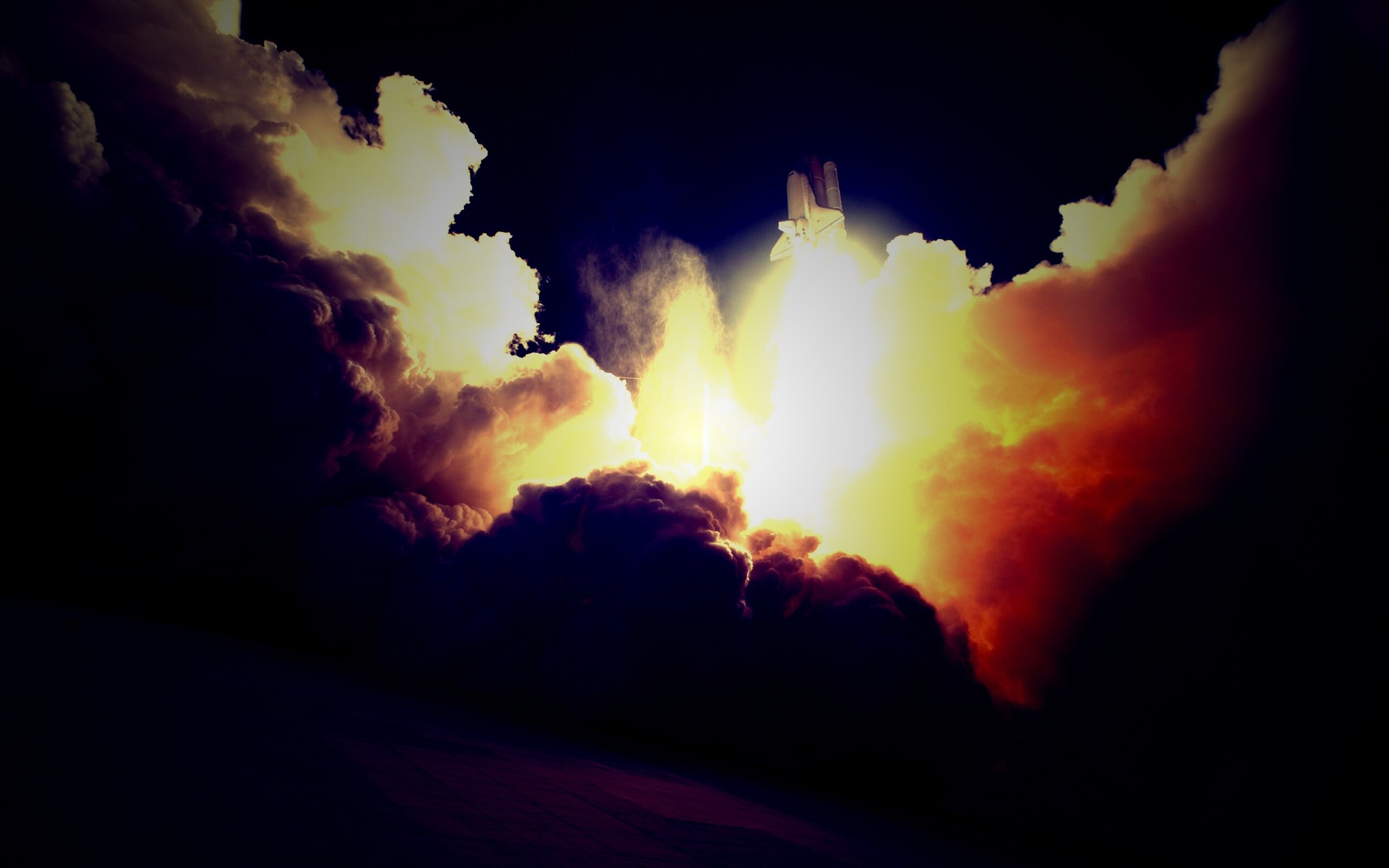 Взлет шатла обои