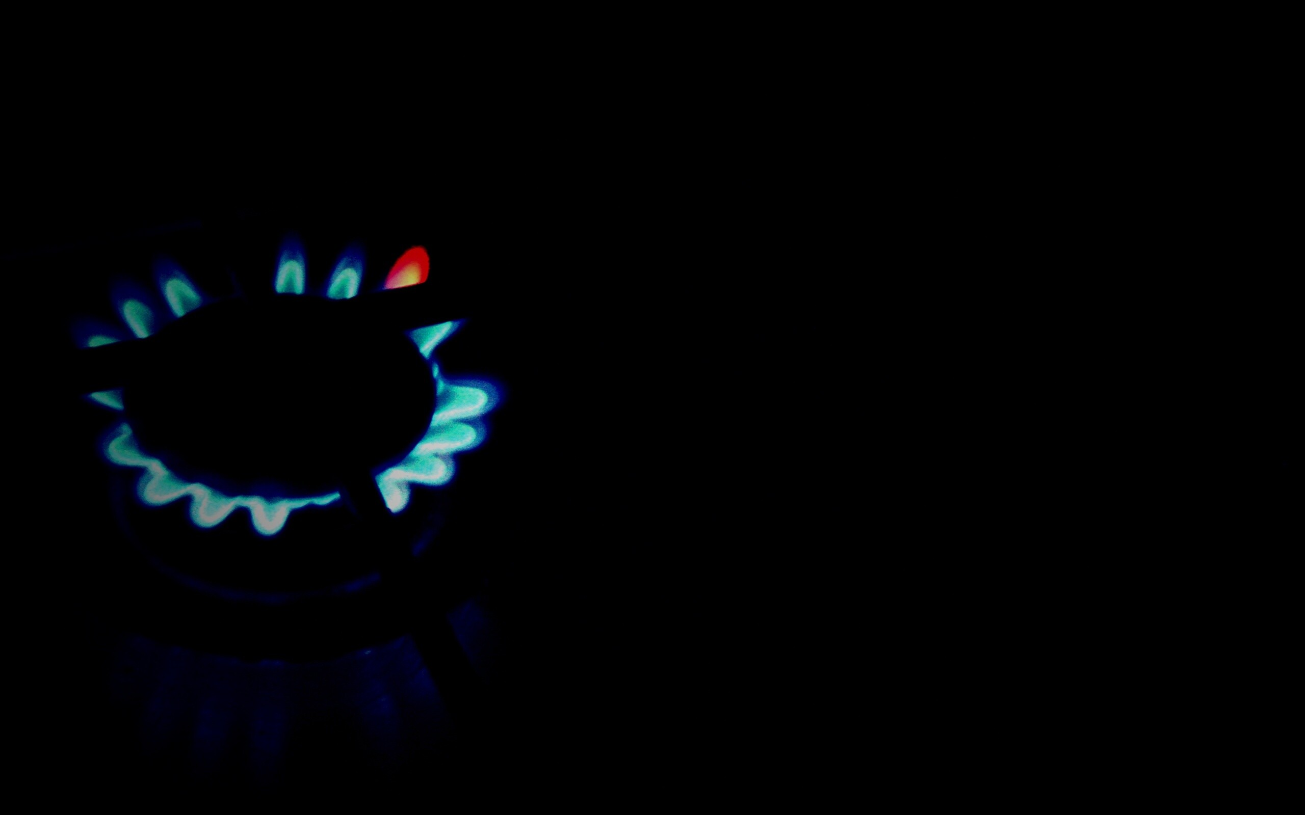 Огонь газовой горелки обои