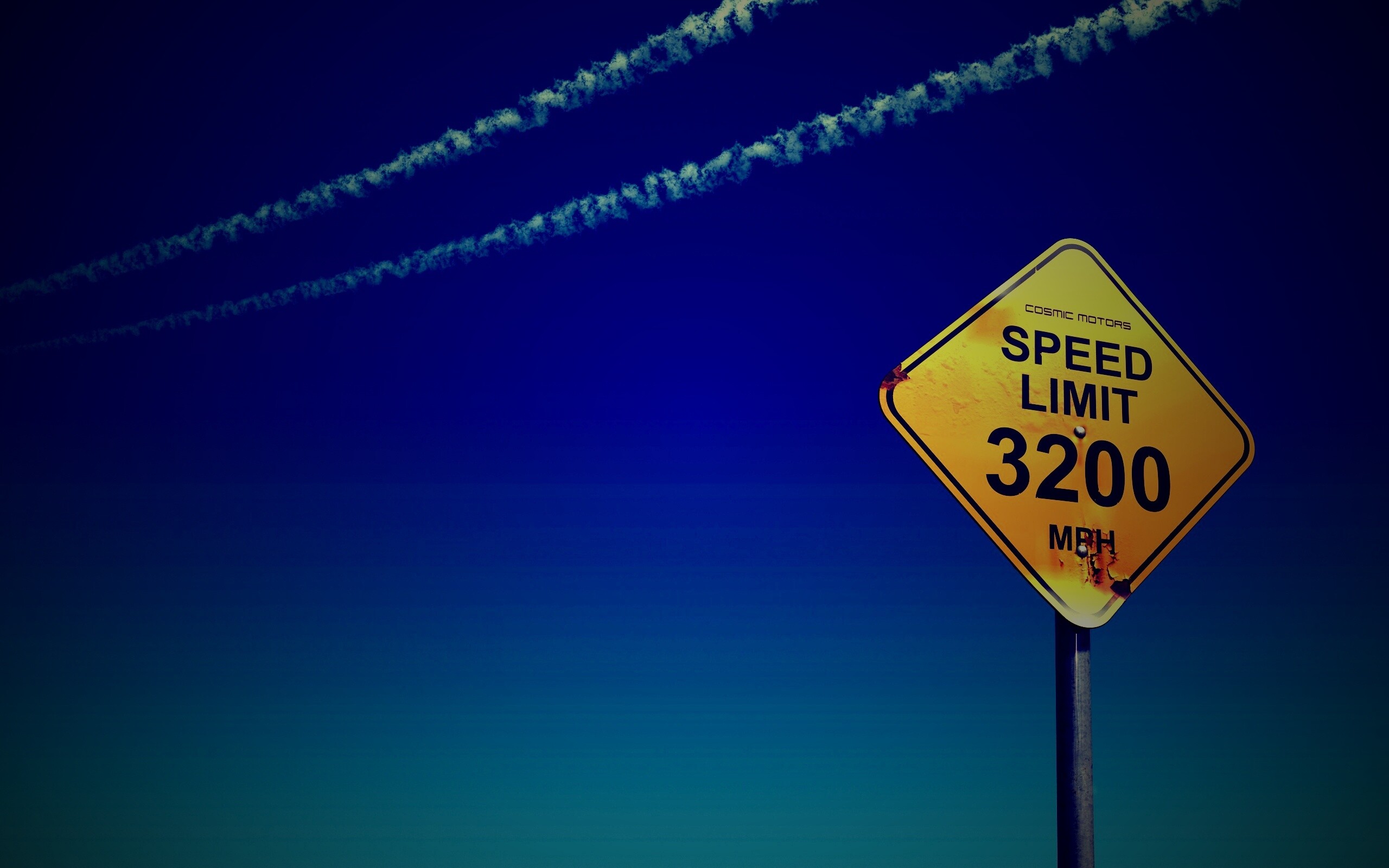 Знак ограничения скорости обои