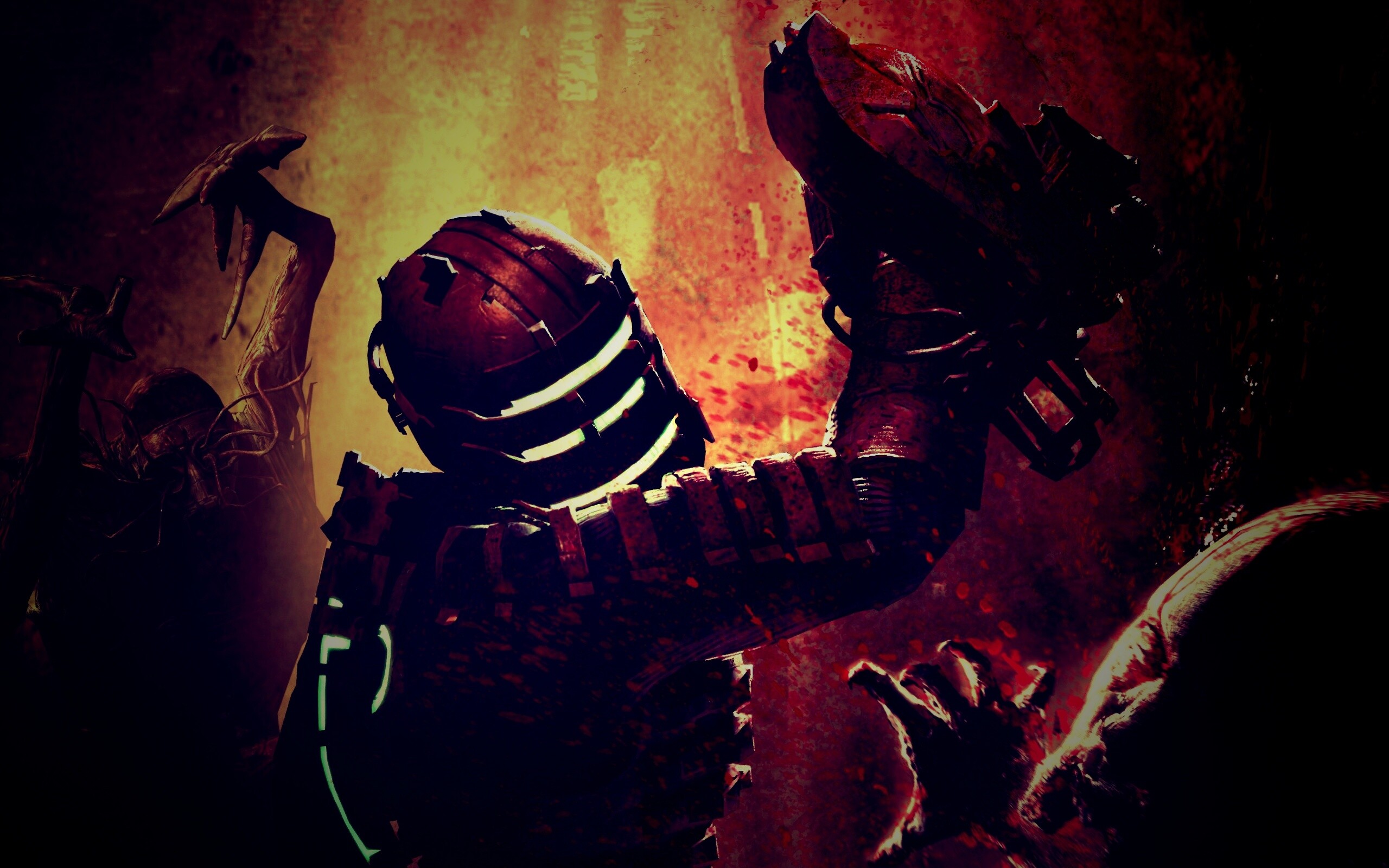 Айзек Кларк выпилил монстра обои