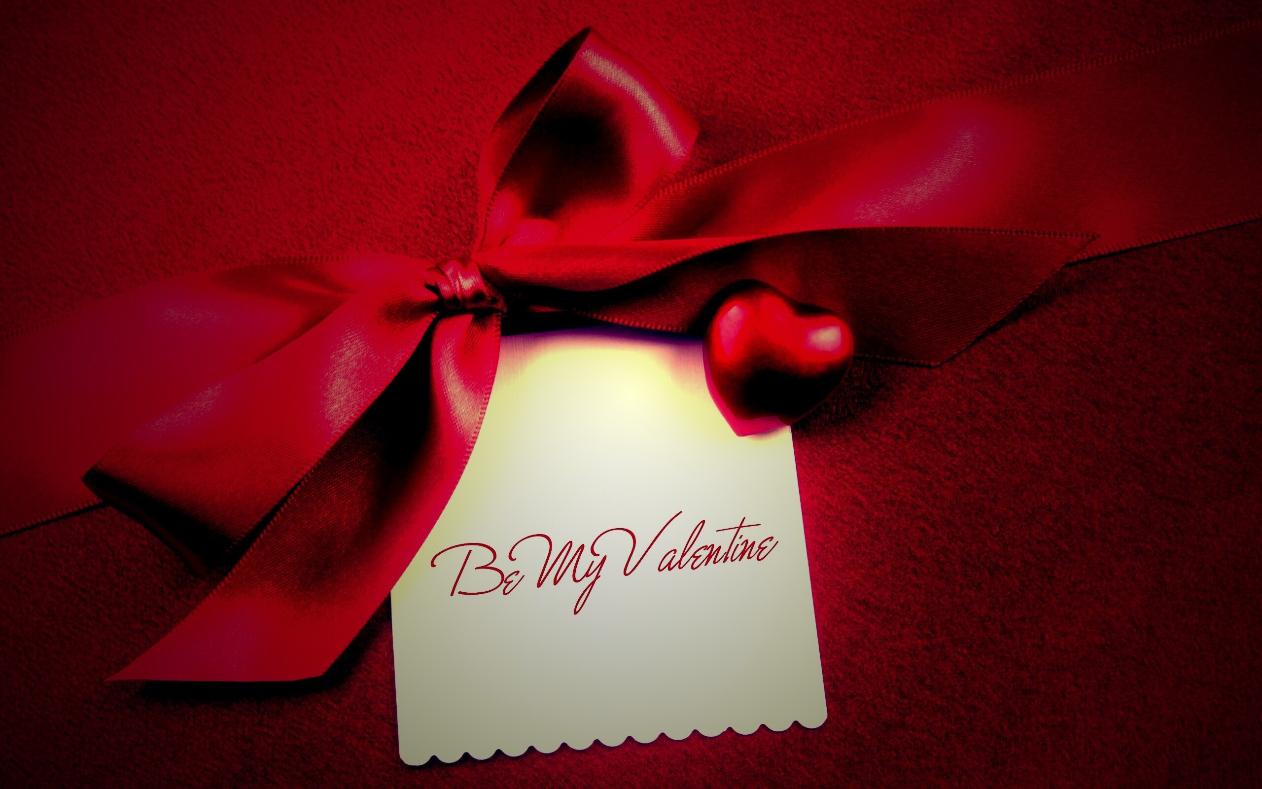 Открытка на день Святого Валентина обои