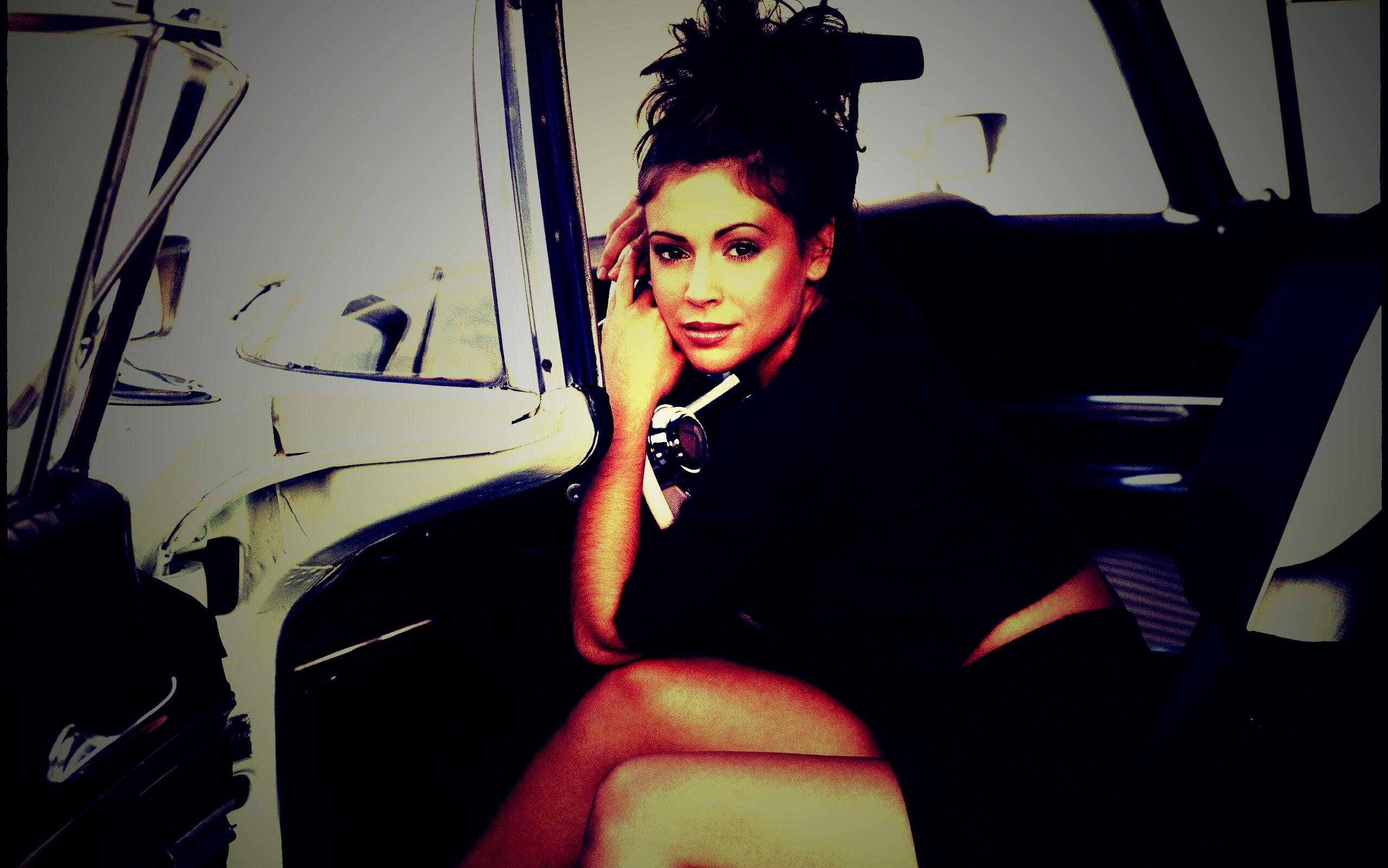 Алиса Милано обои