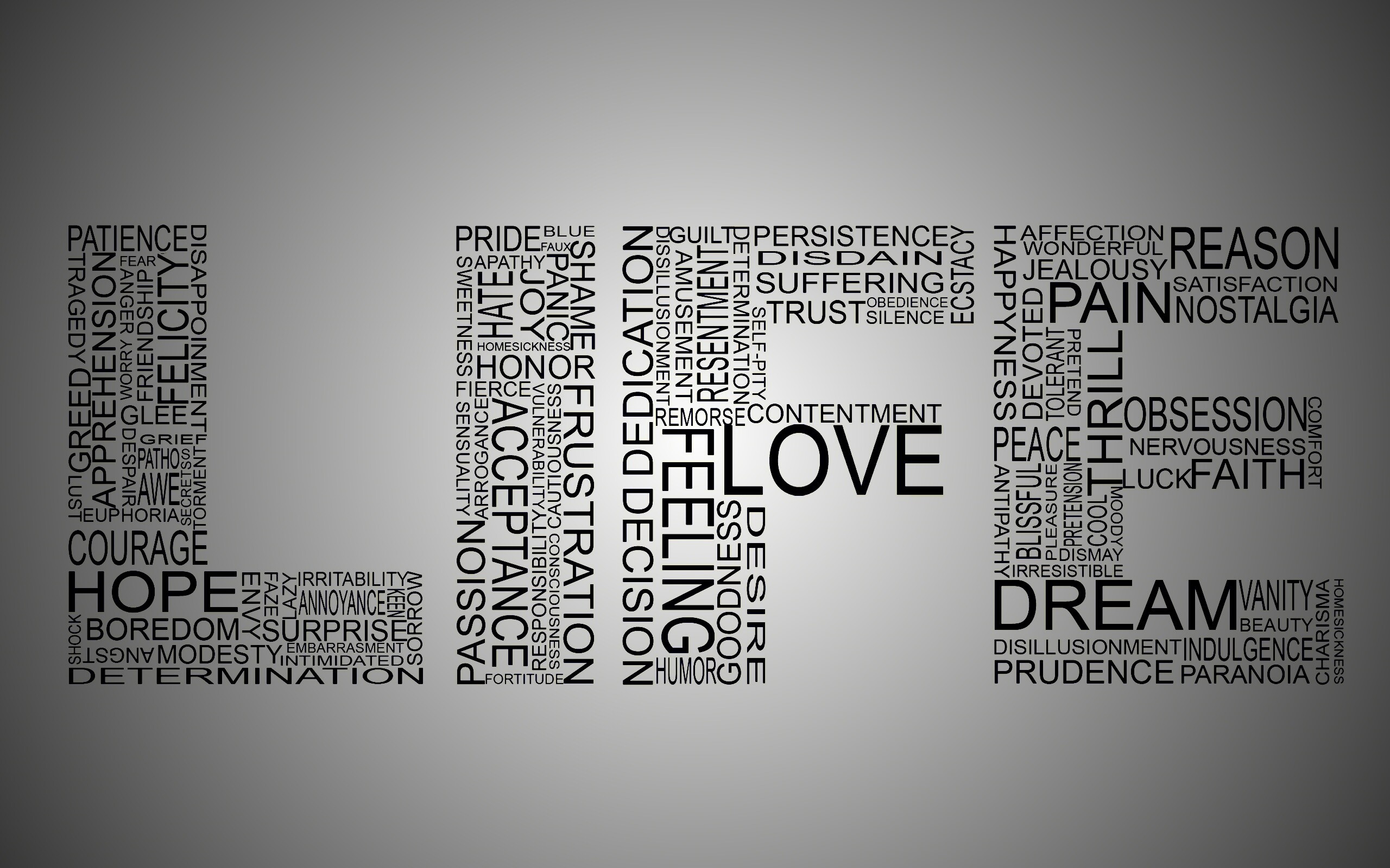 Жизнь в словах обои