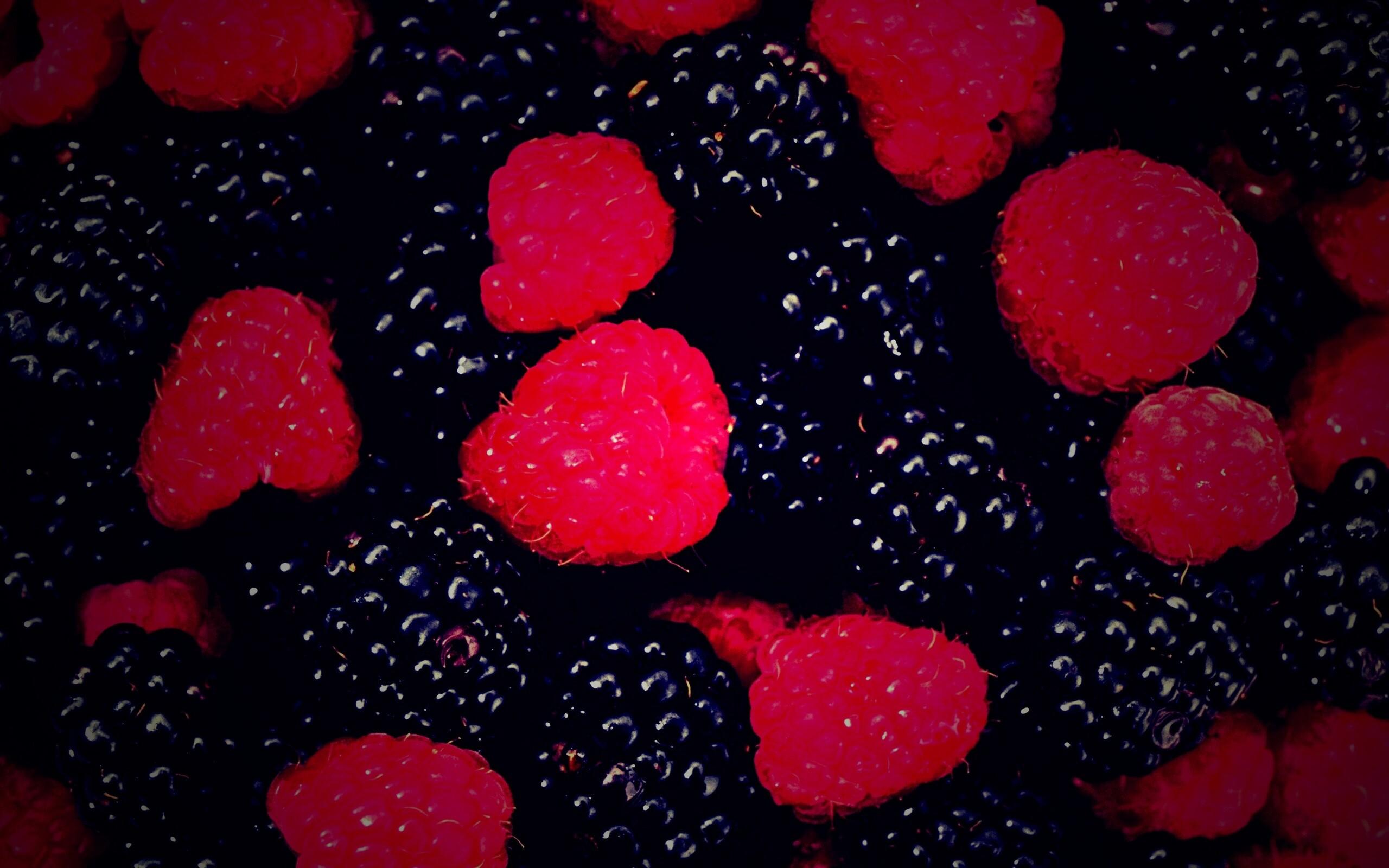 Малина и ежевика обои