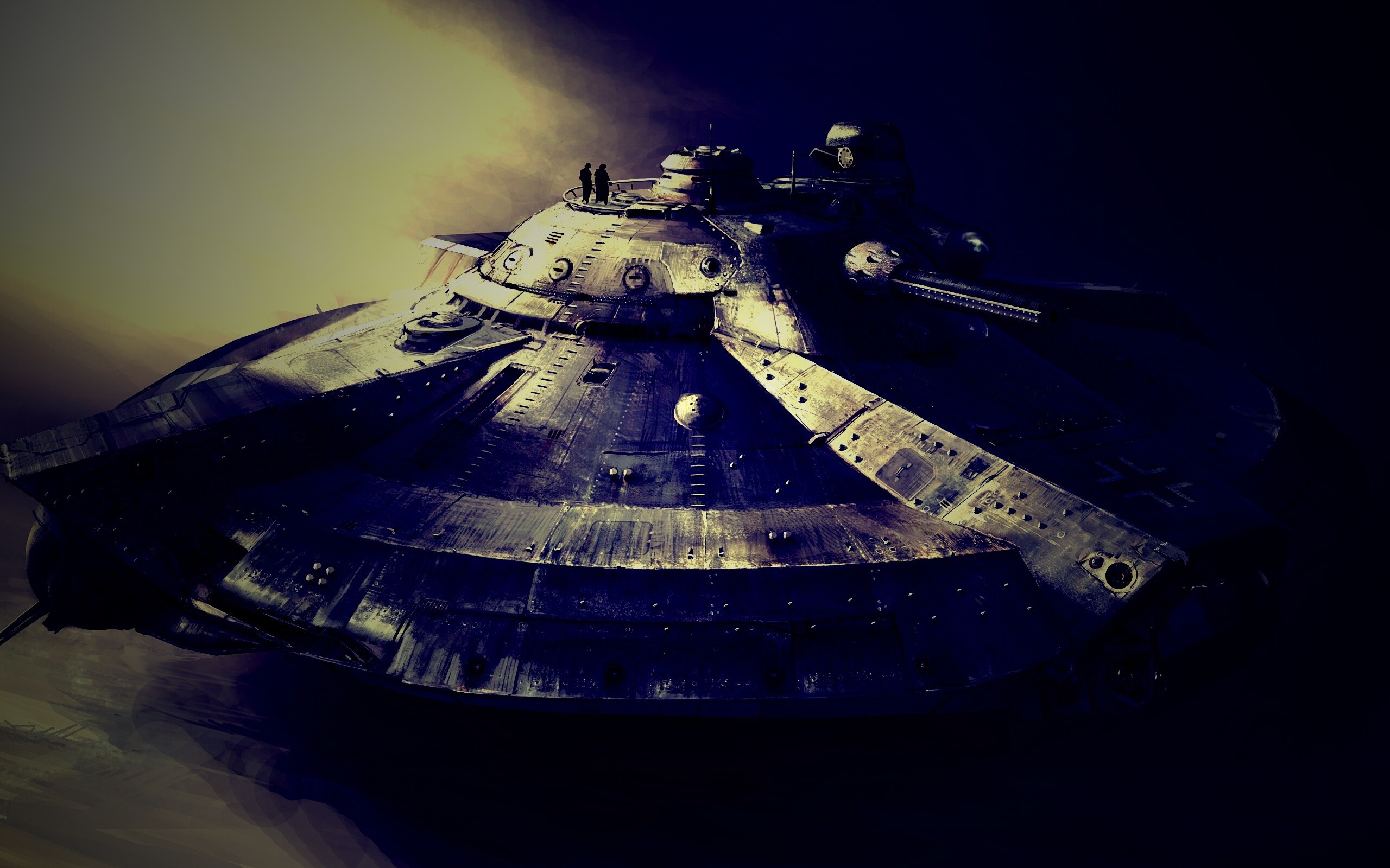 Летающая тарелка. Разработка Рейха. обои