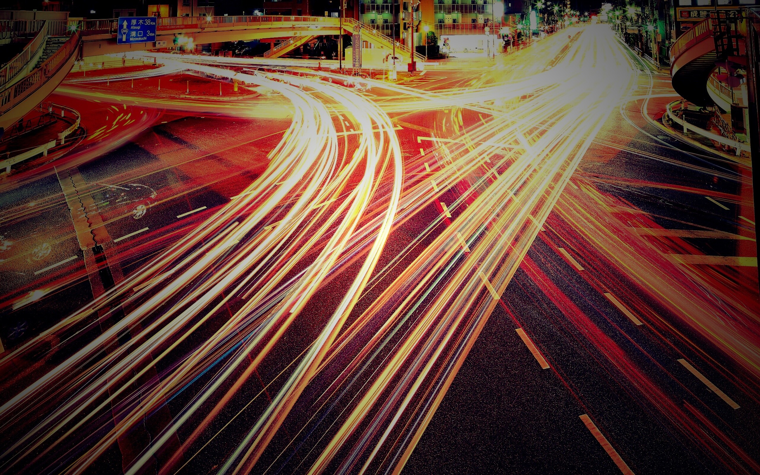 Ночная жизнь Токио обои