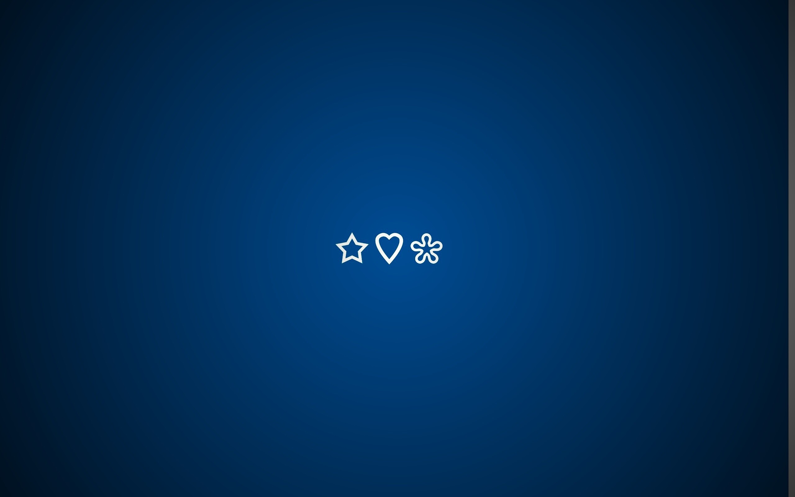 Фигуры на синем фоне обои