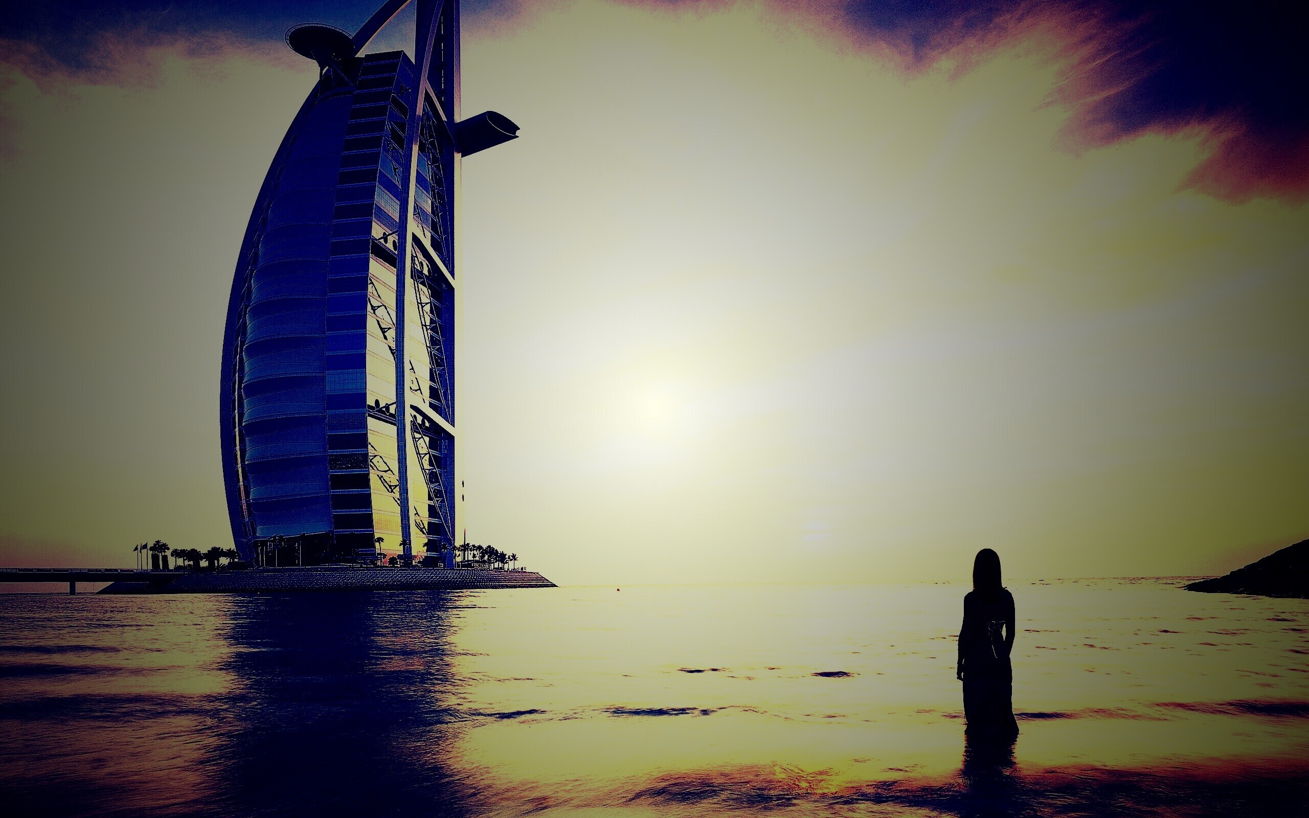 Бурдж Аль Араб в Дубае обои