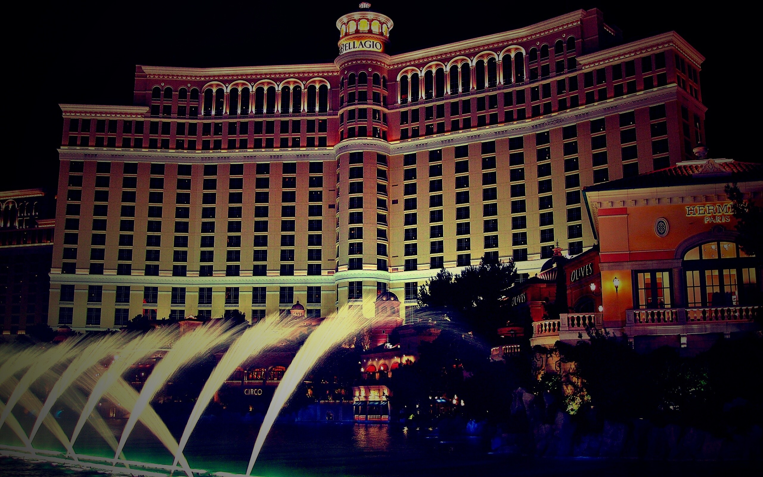 Казино Bellagio в Лас-Вегасе обои