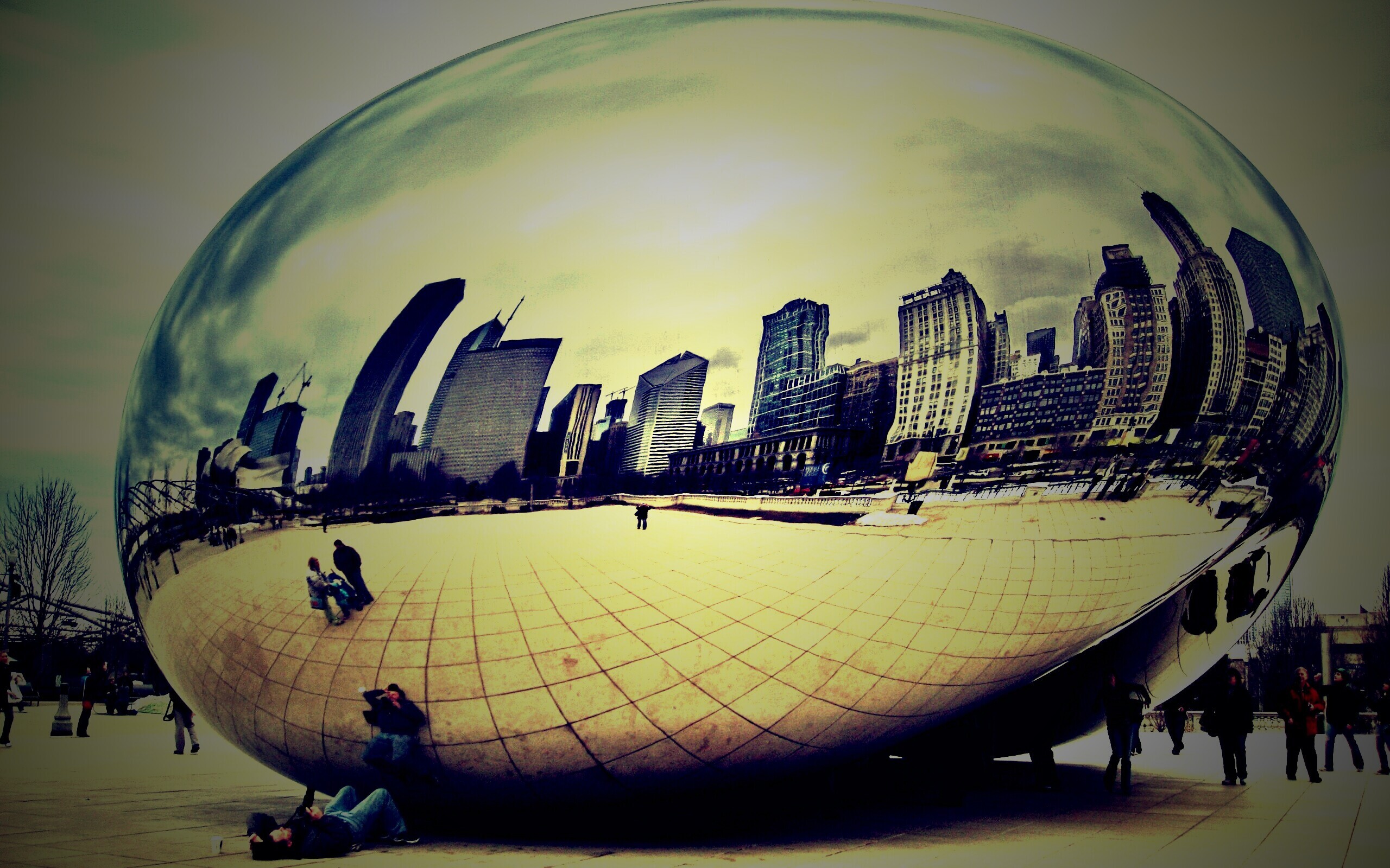 Облачные ворота обои