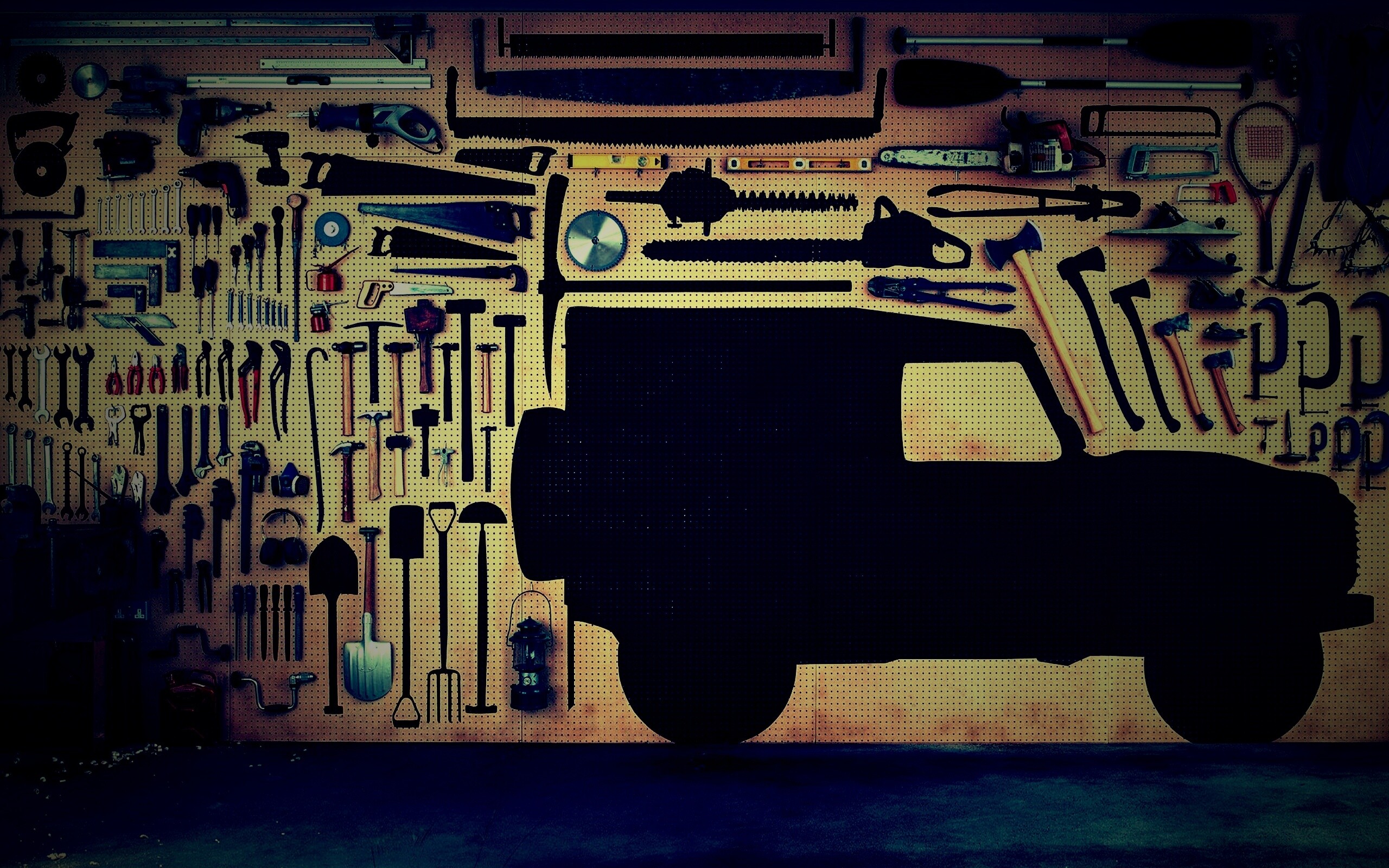 Типичный гараж обои