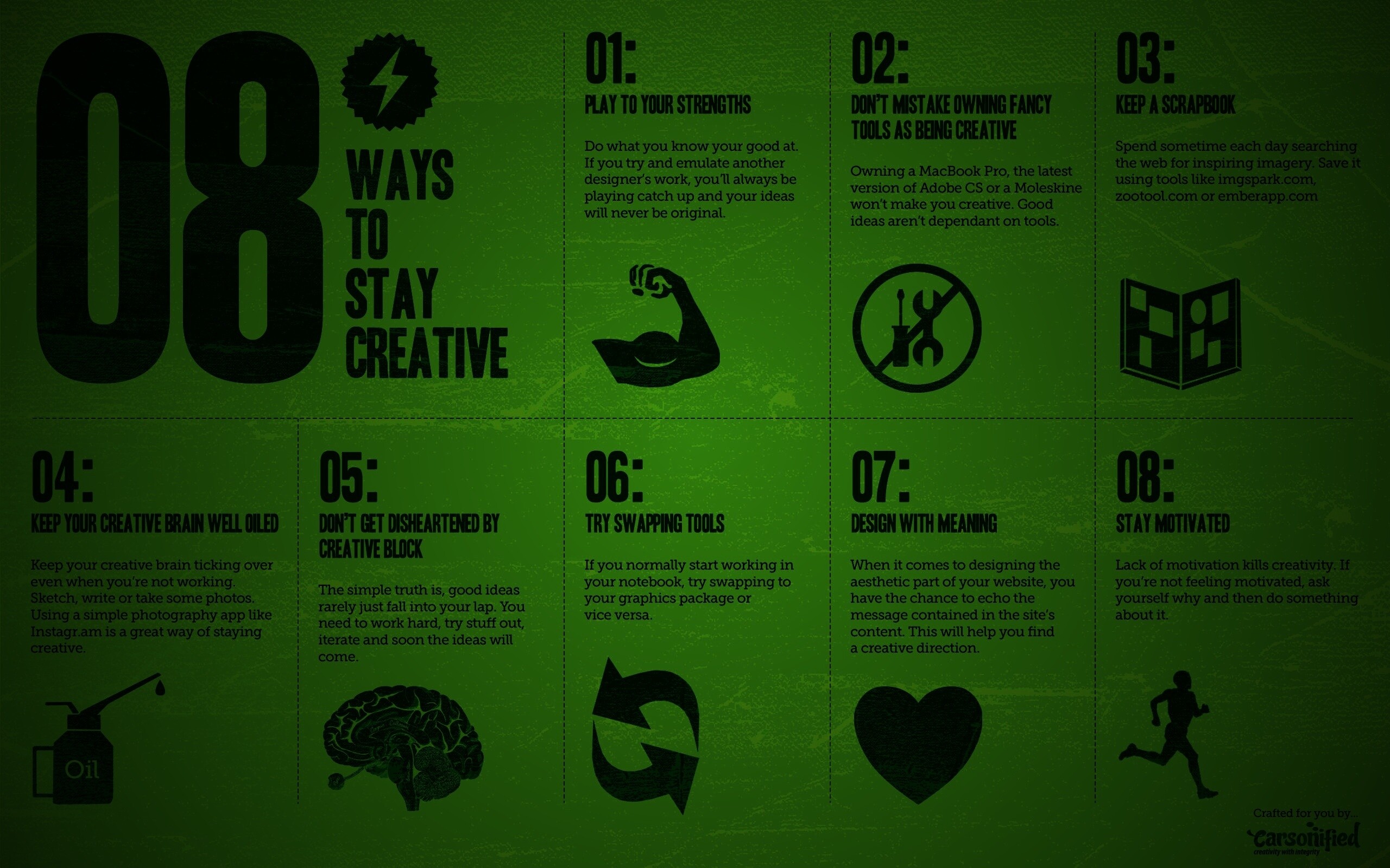 8 способов оставаться креативным обои